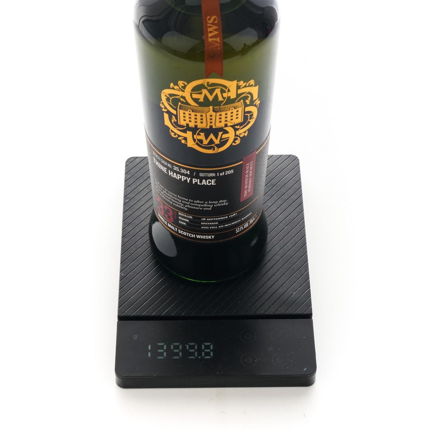 SMWS 35.304 格兰莫雷 33年 1987 单桶