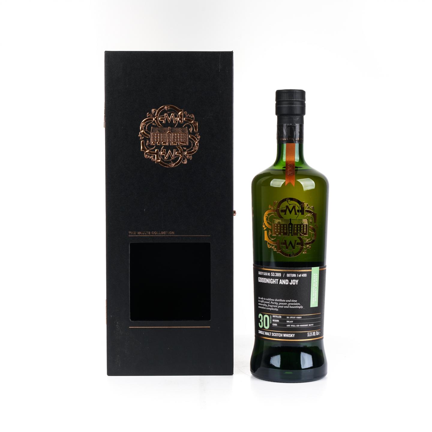 SMWS 53.389 卡尔里拉 30年 1991 酒窖珍藏系列 雪莉桶
