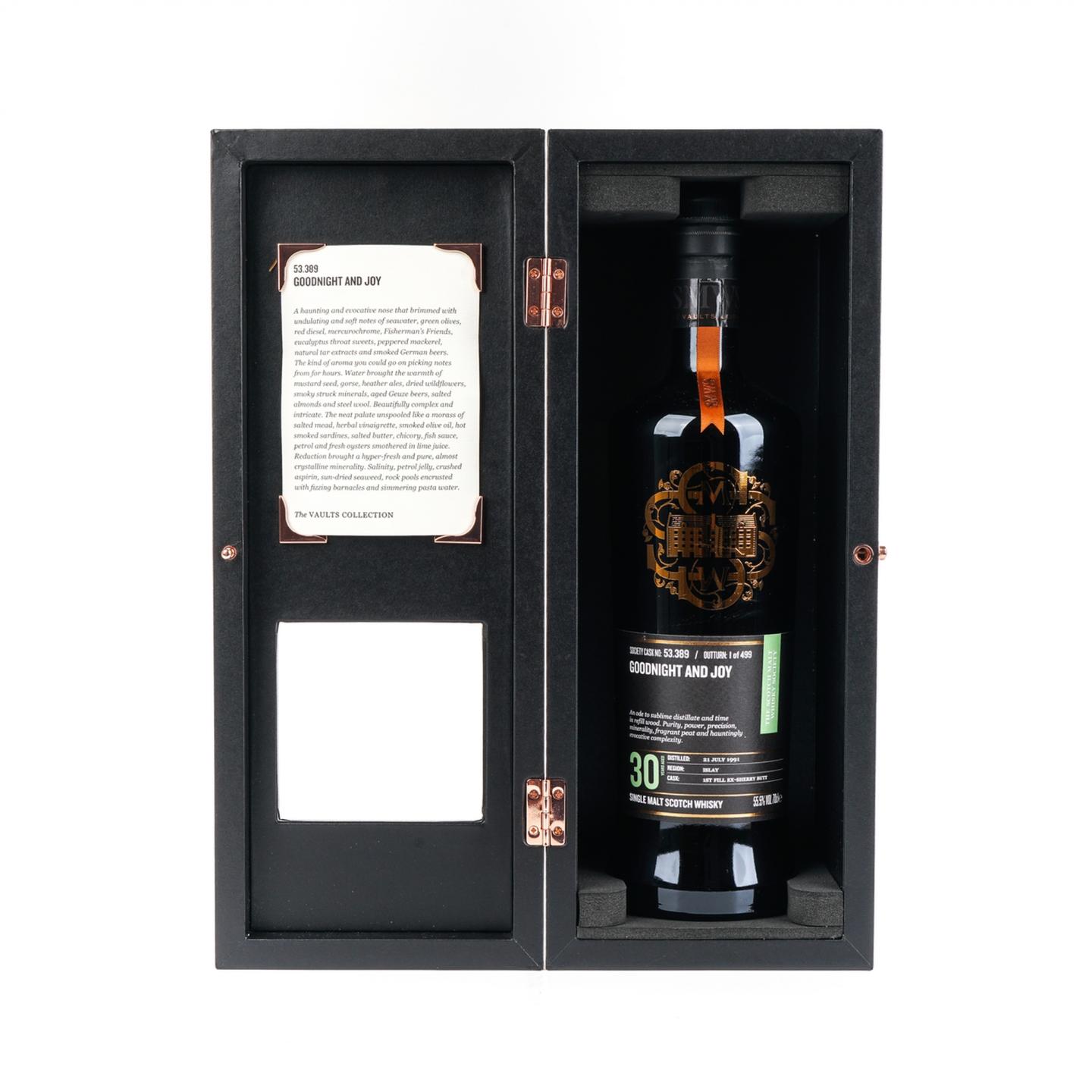 SMWS 53.389 卡尔里拉 30年 1991 酒窖珍藏系列 雪莉桶