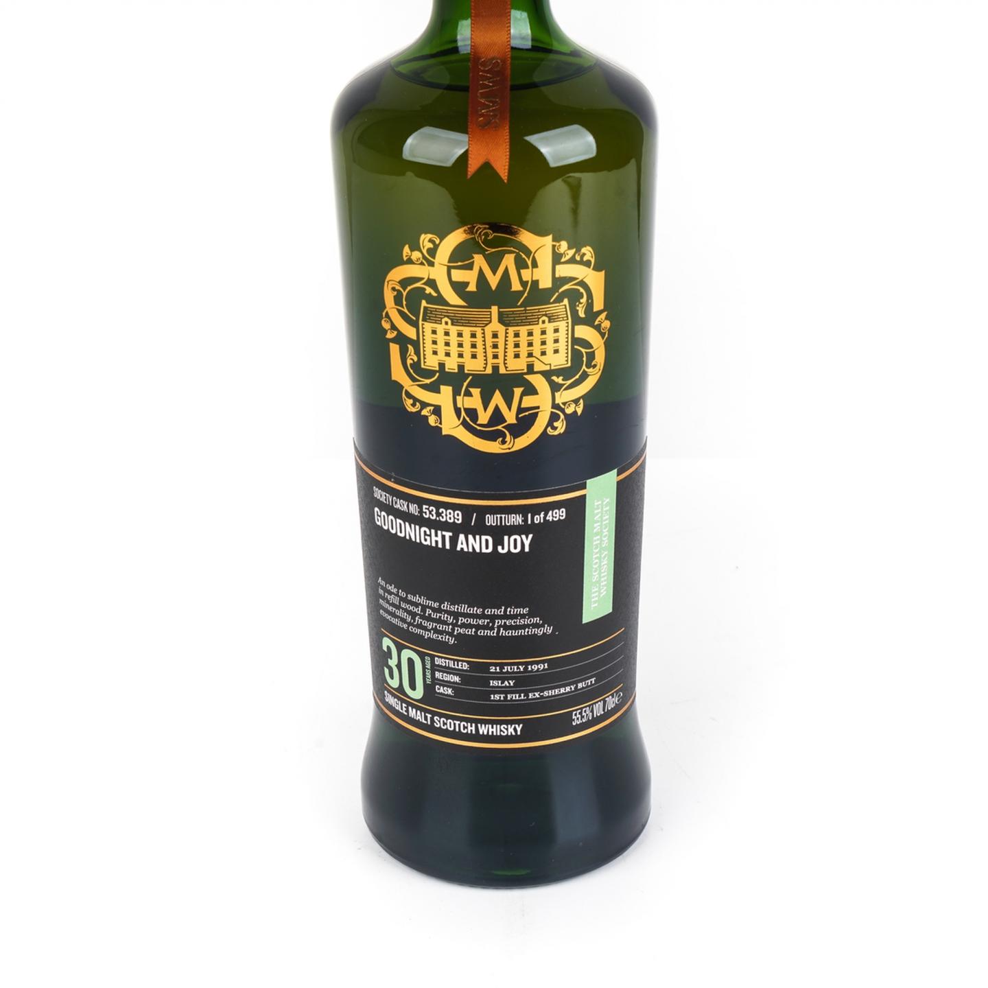 SMWS 53.389 卡尔里拉 30年 1991 酒窖珍藏系列 雪莉桶