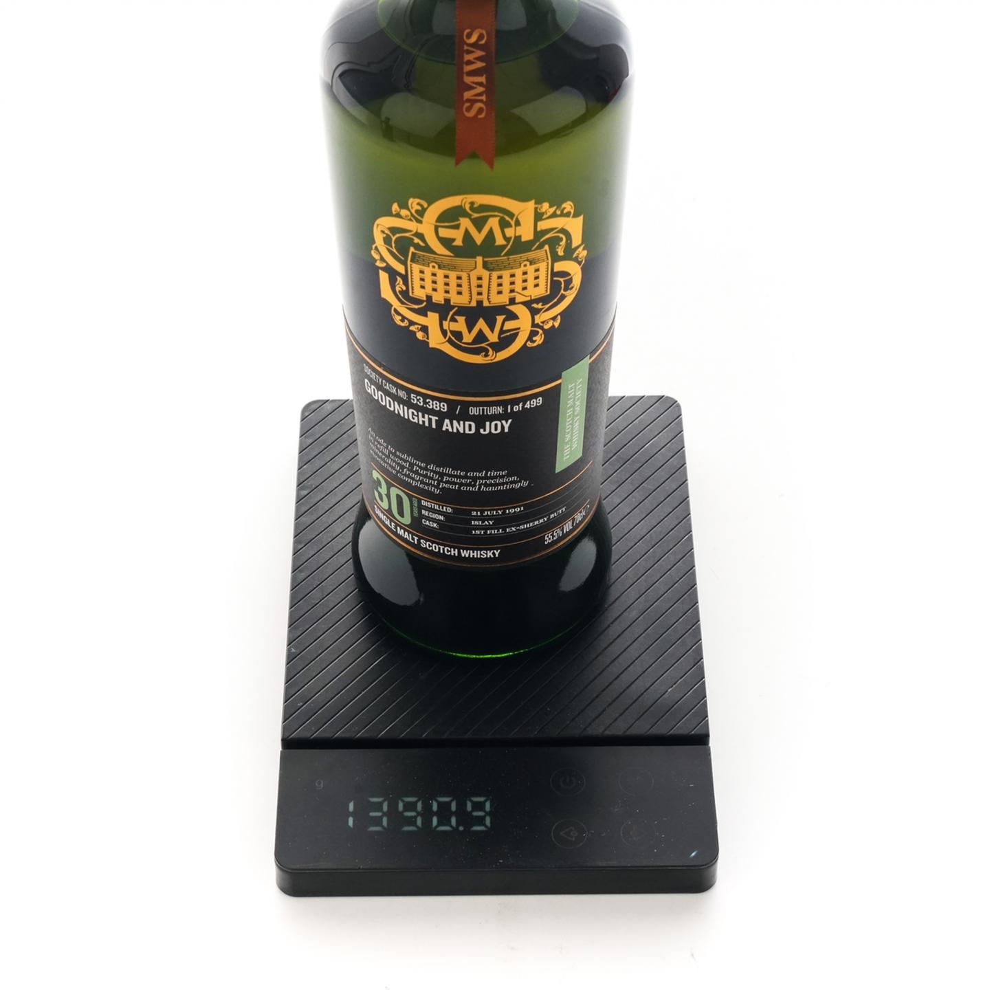 SMWS 53.389 卡尔里拉 30年 1991 酒窖珍藏系列 雪莉桶
