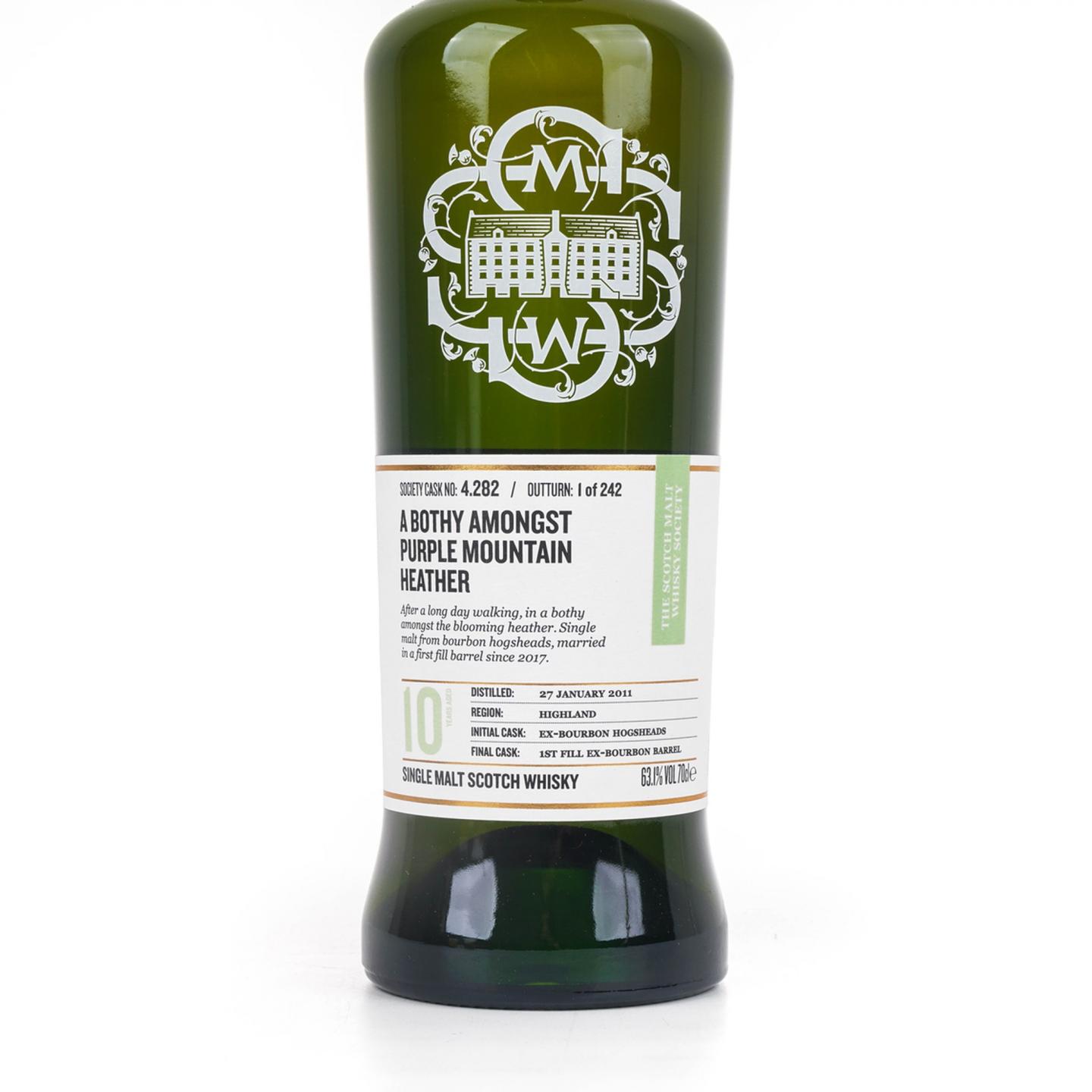 SMWS 4.282 高原骑士 10年 2011-2021