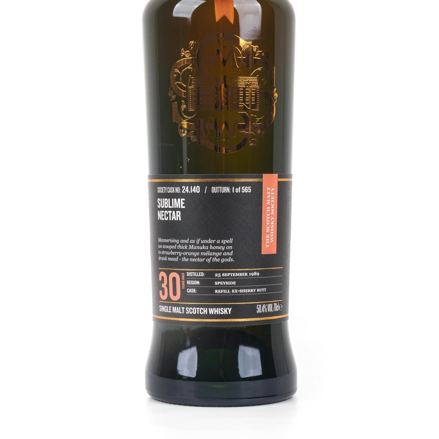 SMWS 24.140 麦卡伦 30年 1989 雪莉桶