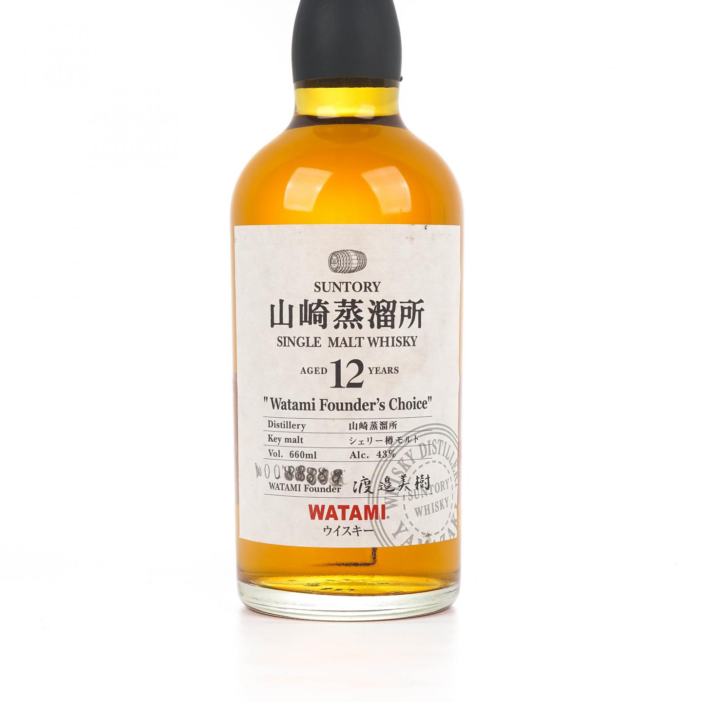 山崎 12年 渡边美树 Watami Founder’s Choice 660ML