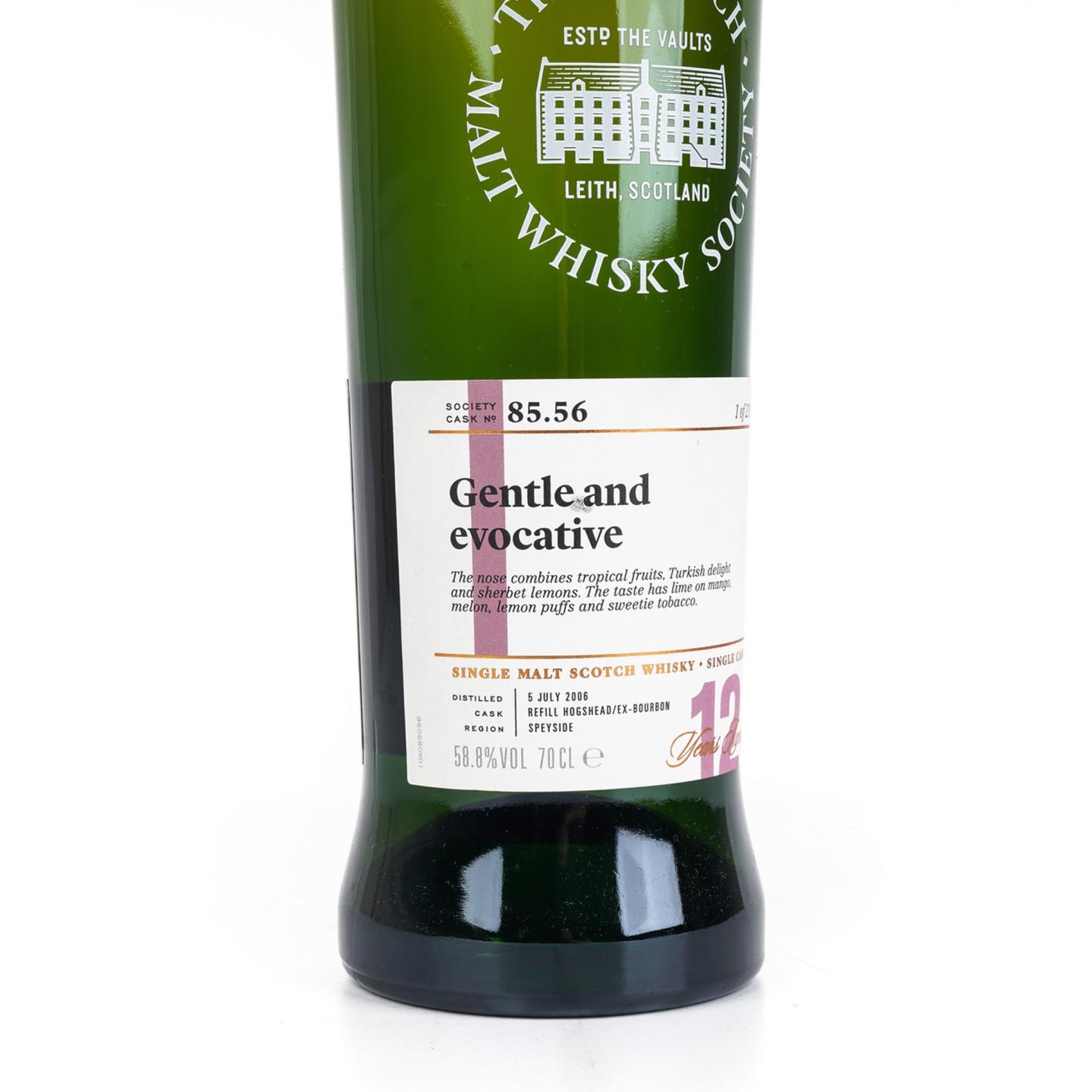 SMWS 85.56 格兰爱琴 12年 2006 单桶 行货