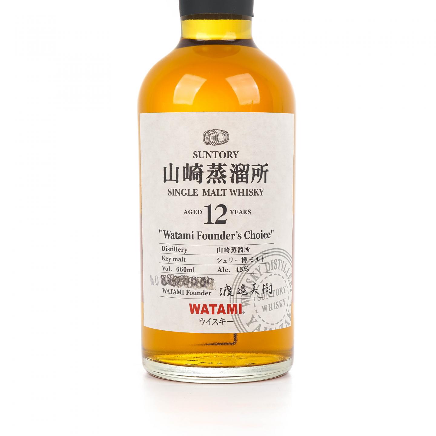 山崎 12年 渡边美树 Watami Founder’s Choice 660ml