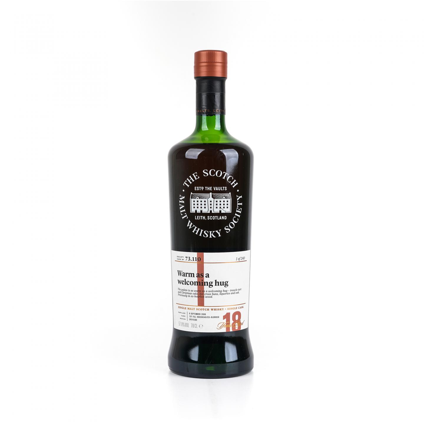 SMWS 73.110 欧摩 18年 2000-2019 单桶