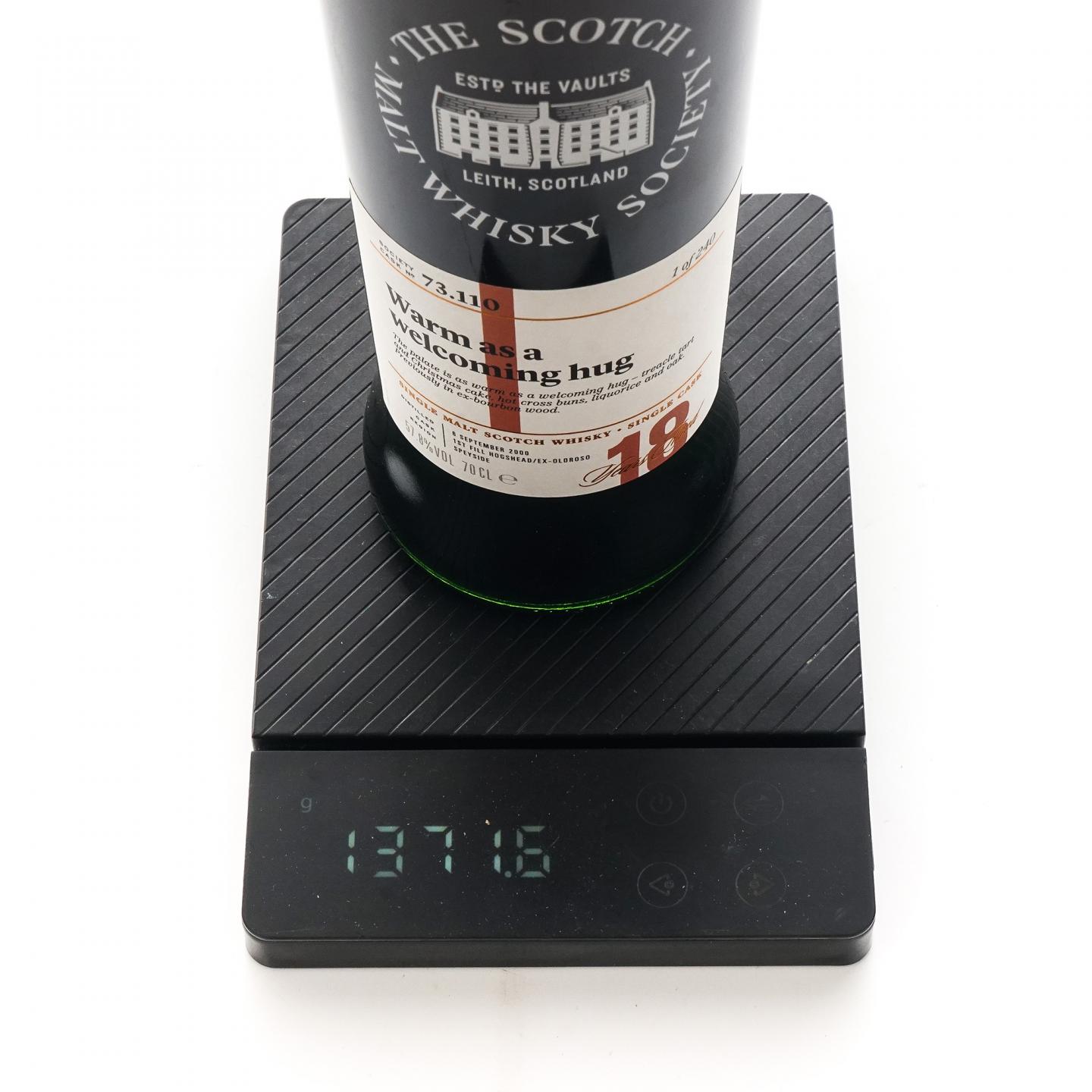 SMWS 73.110 欧摩 18年 2000-2019 单桶
