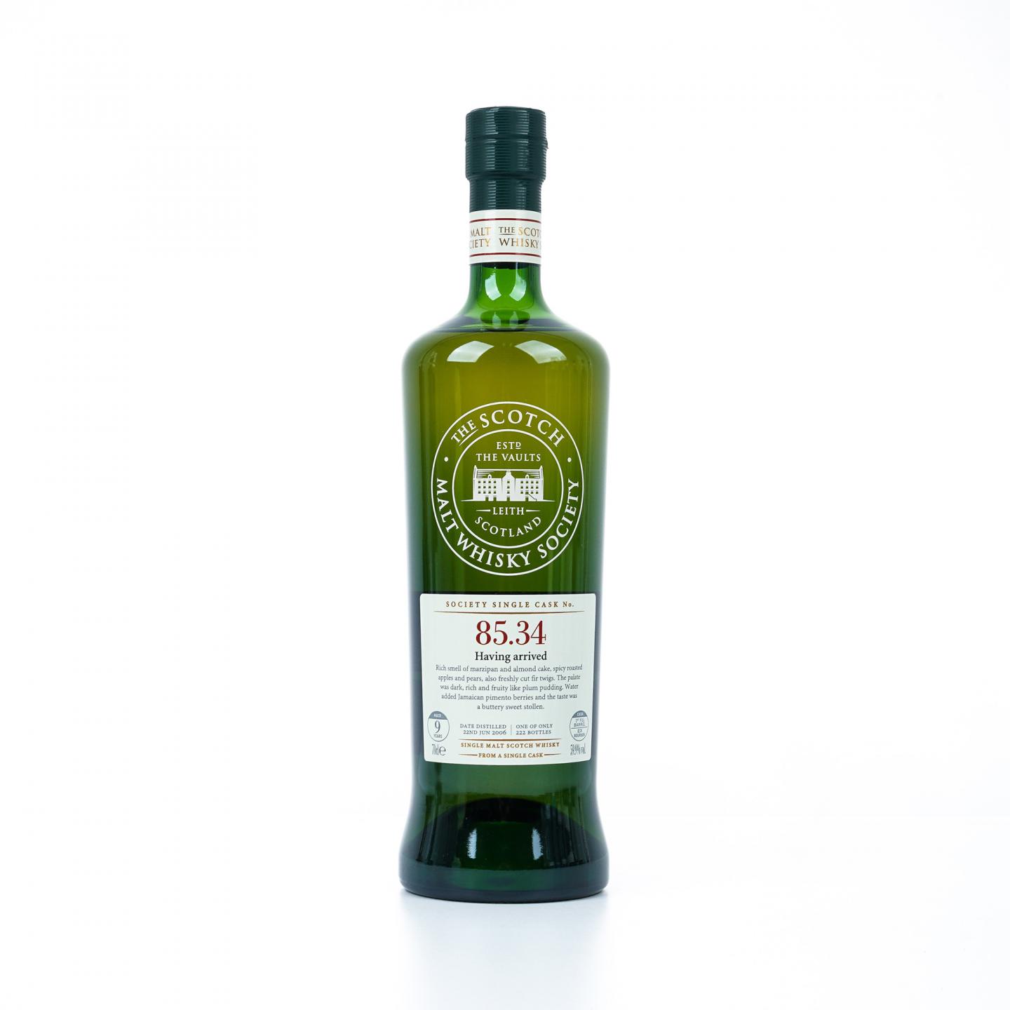 SMWS 85.34 格兰爱琴 9年 2006