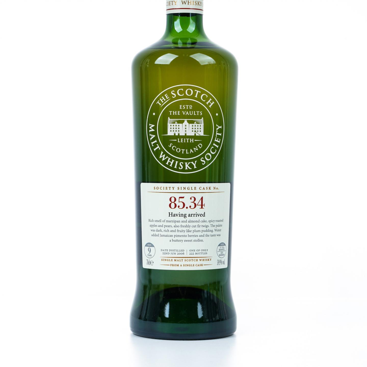 SMWS 85.34 格兰爱琴 9年 2006