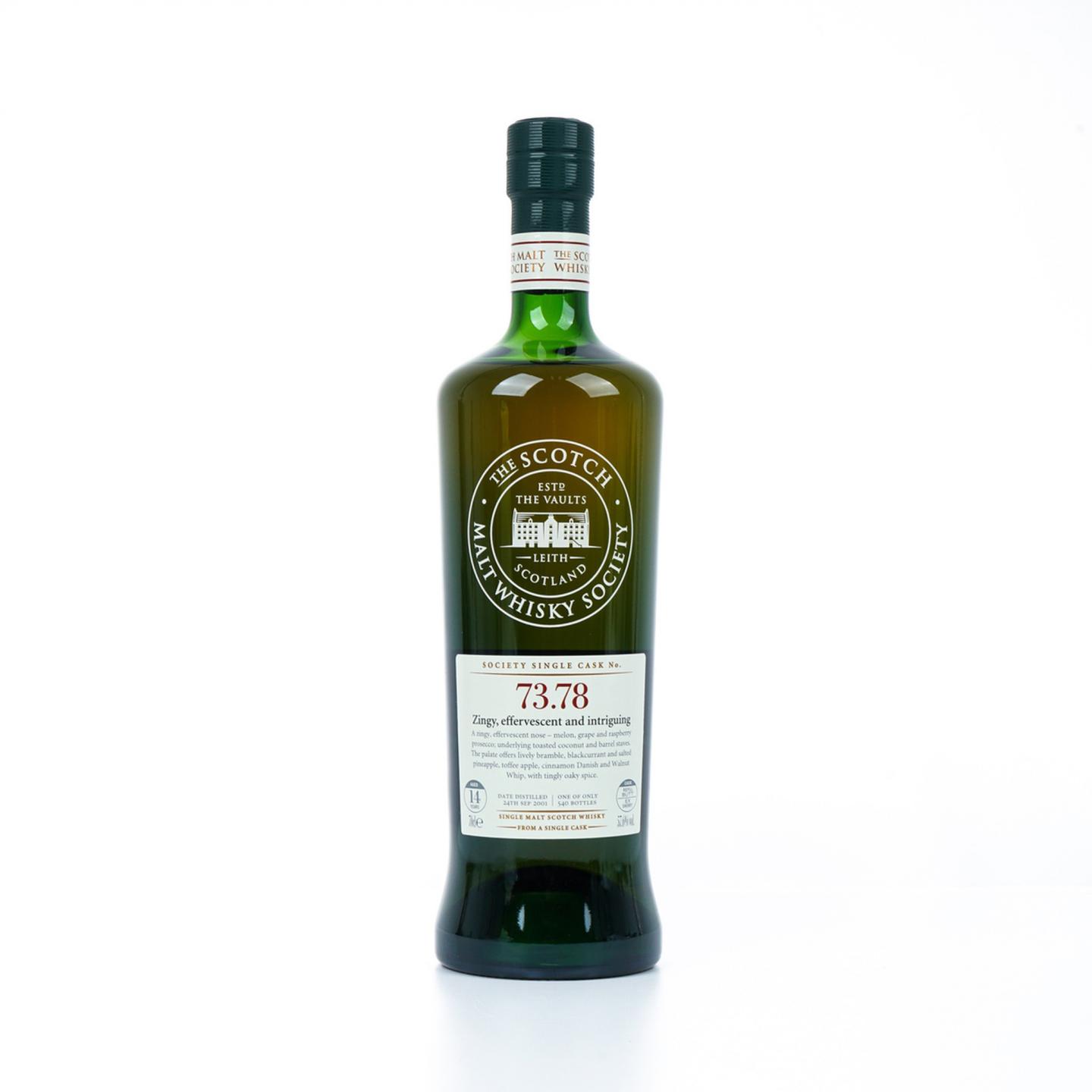 SMWS 73.78 欧摩 14年 2001 再填雪莉桶