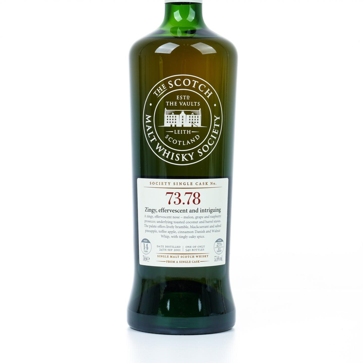 SMWS 73.78 欧摩 14年 2001 再填雪莉桶