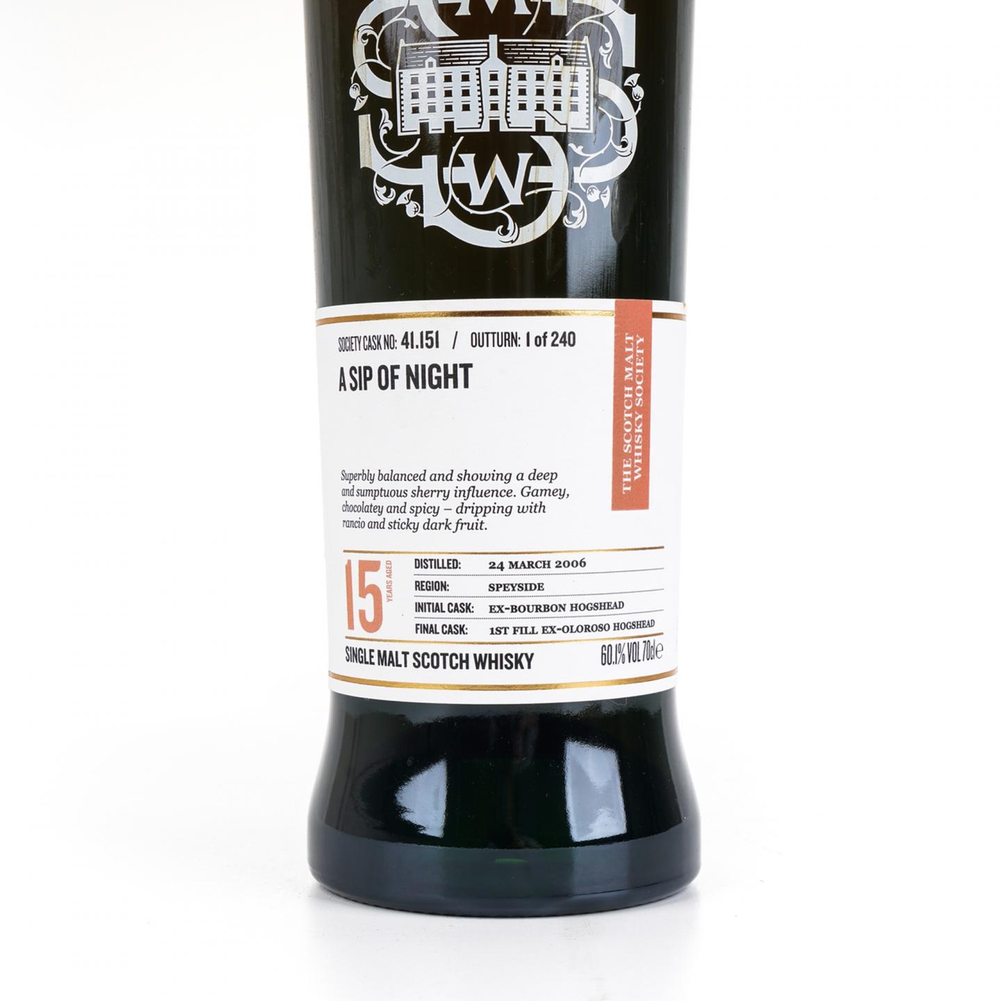 SMWS 41.151 大云 15年 2006 雪莉桶后熟