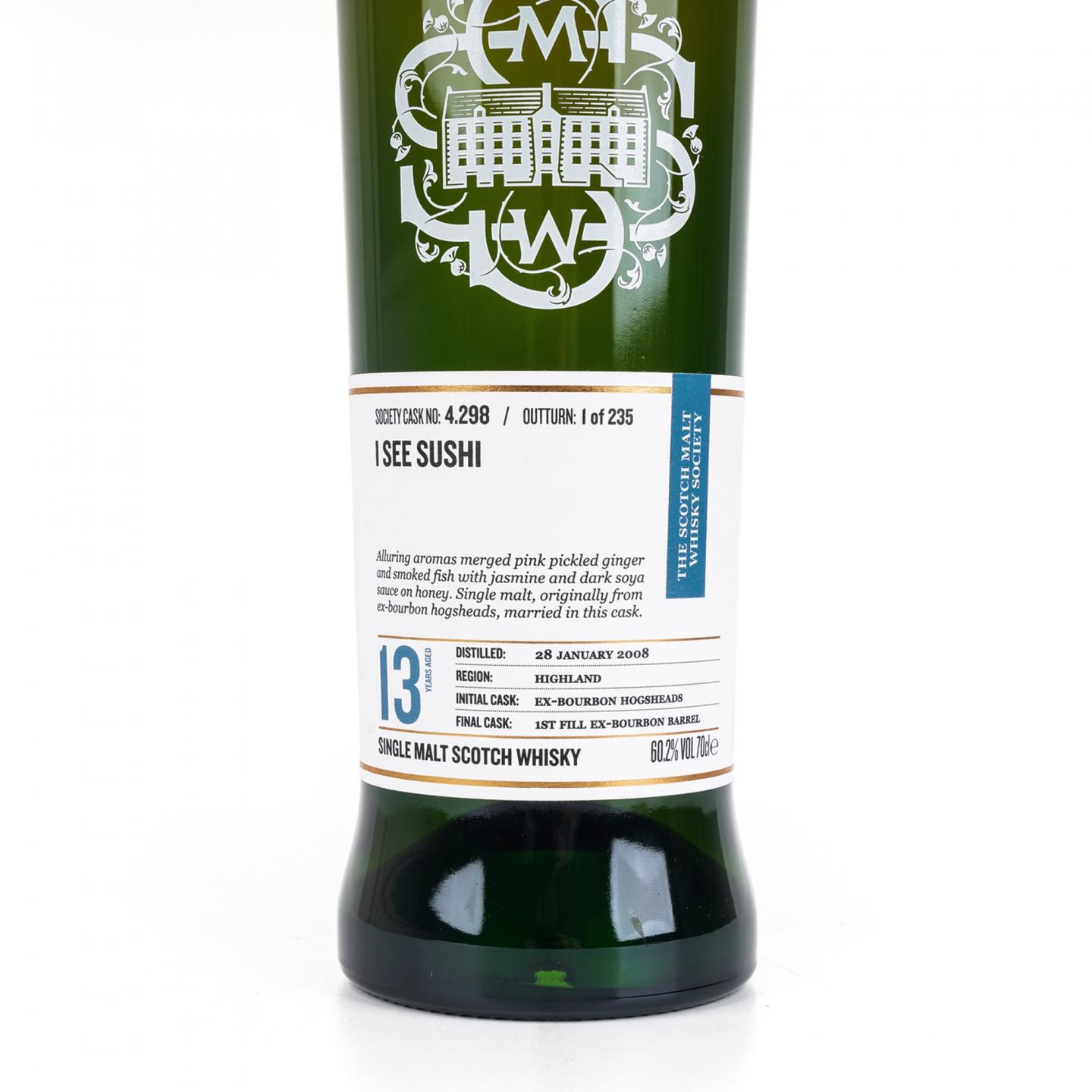 SMWS 4.298 高原骑士 13年 2008-2021