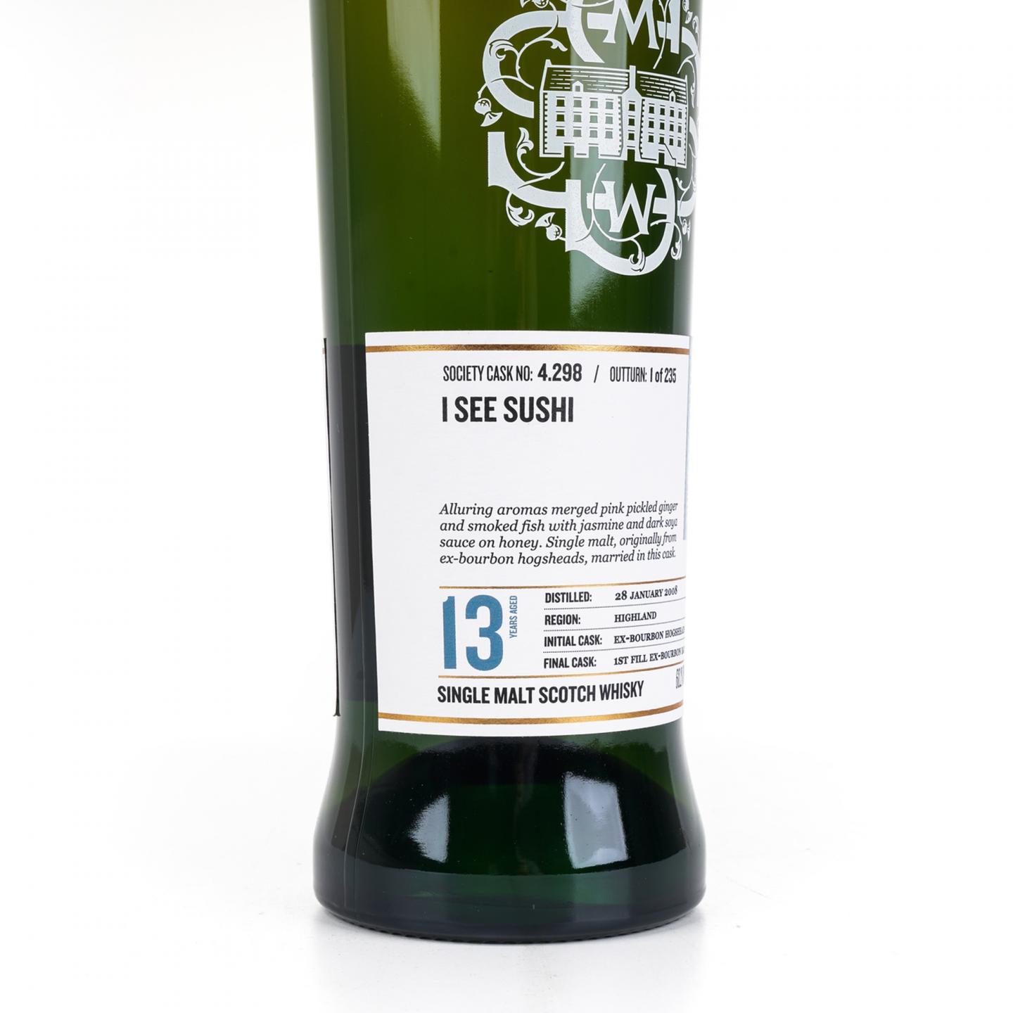 SMWS 4.298 高原骑士 13年 2008-2021