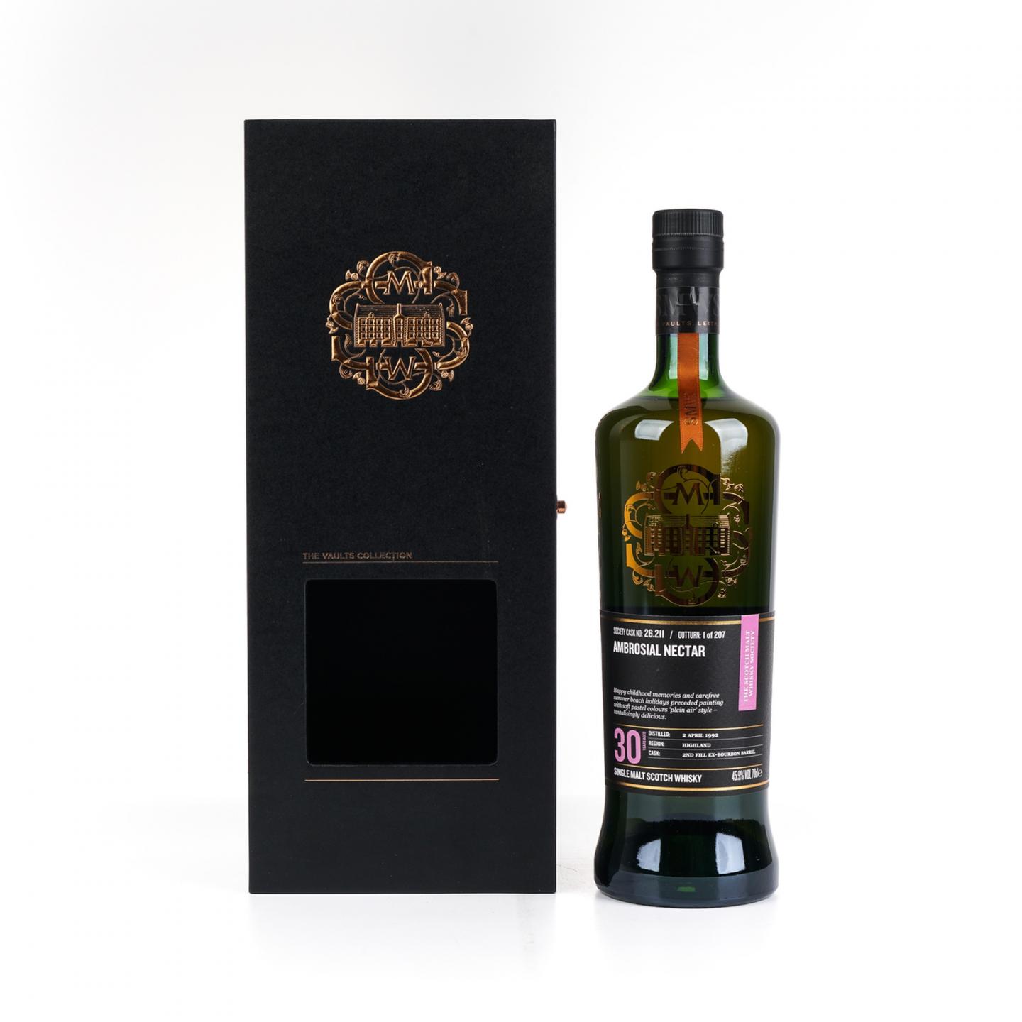SMWS 26.211 克里尼利基 30年 1992 酒窖珍藏系列 美味花蜜