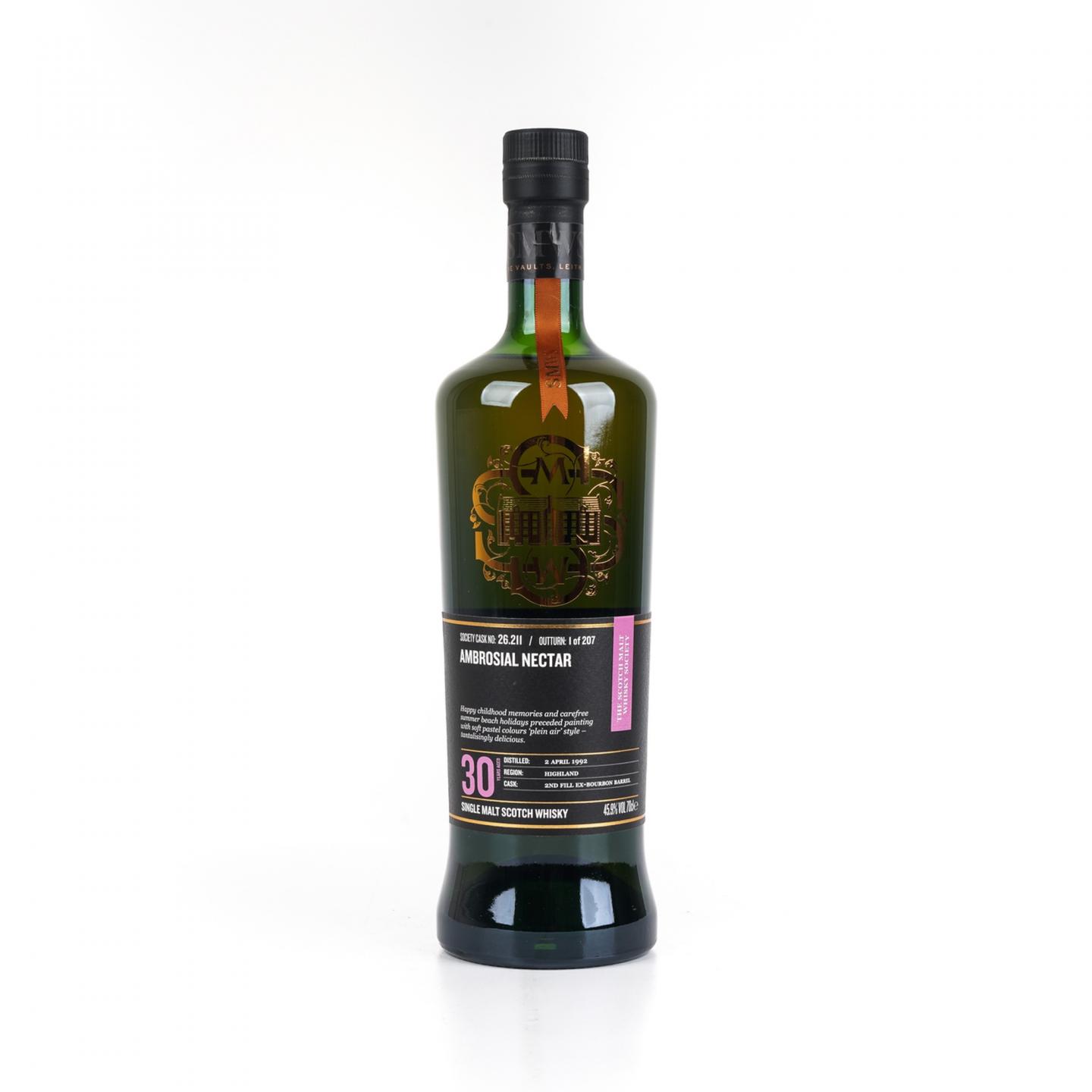 SMWS 26.211 克里尼利基 30年 1992 酒窖珍藏系列 美味花蜜