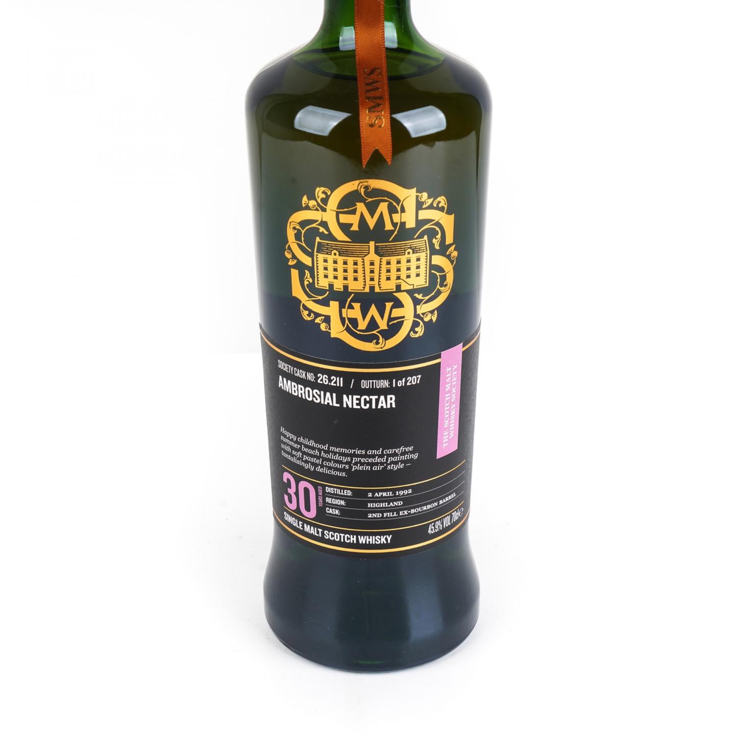 SMWS 26.211 克里尼利基 30年 1992 酒窖珍藏系列 美味花蜜