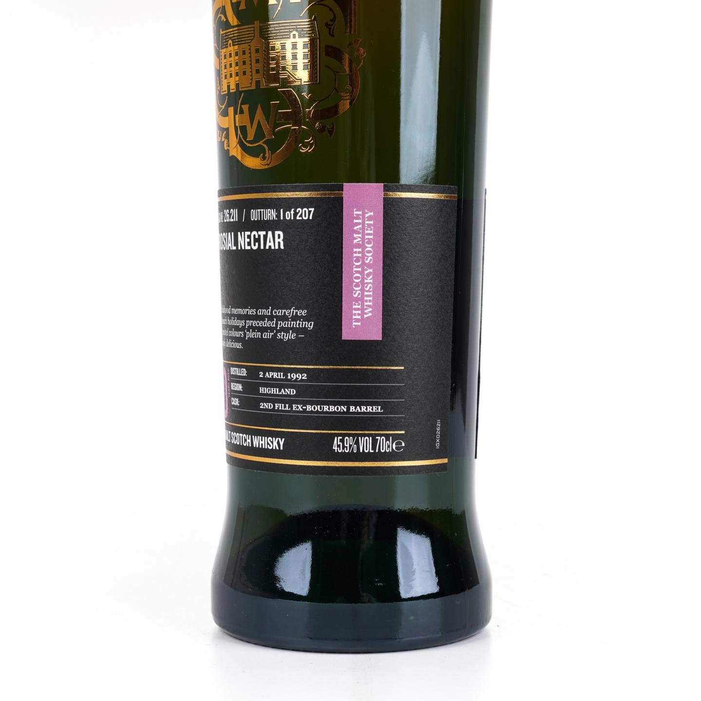 SMWS 26.211 克里尼利基 30年 1992 酒窖珍藏系列 美味花蜜