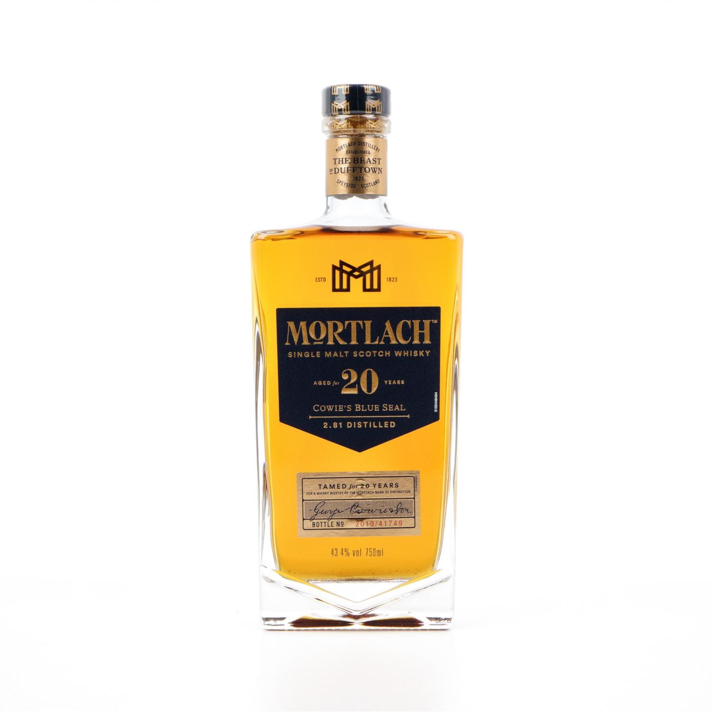慕赫 20年 Cowie's Blue Seal 第一版木盒 750ml