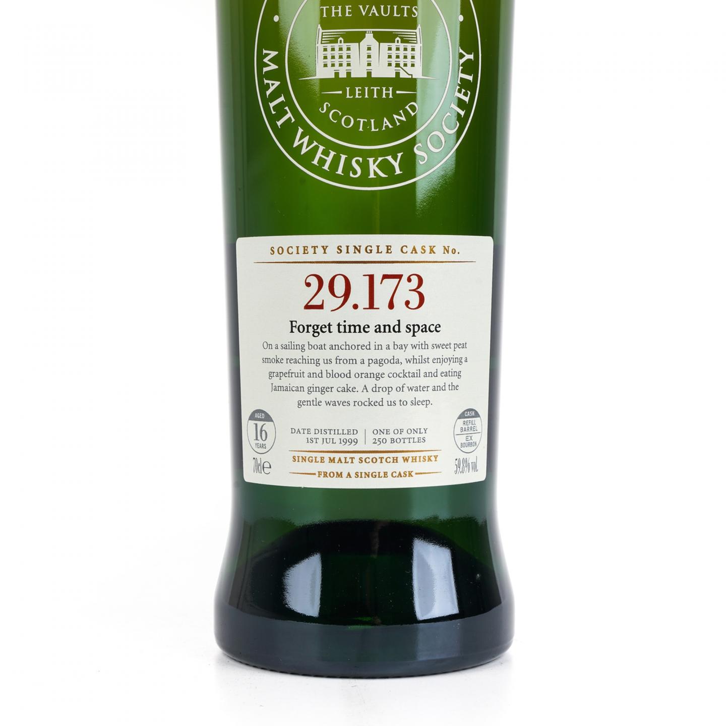 SMWS 29.173 拉弗格 16年 1999 单桶 忘却时空