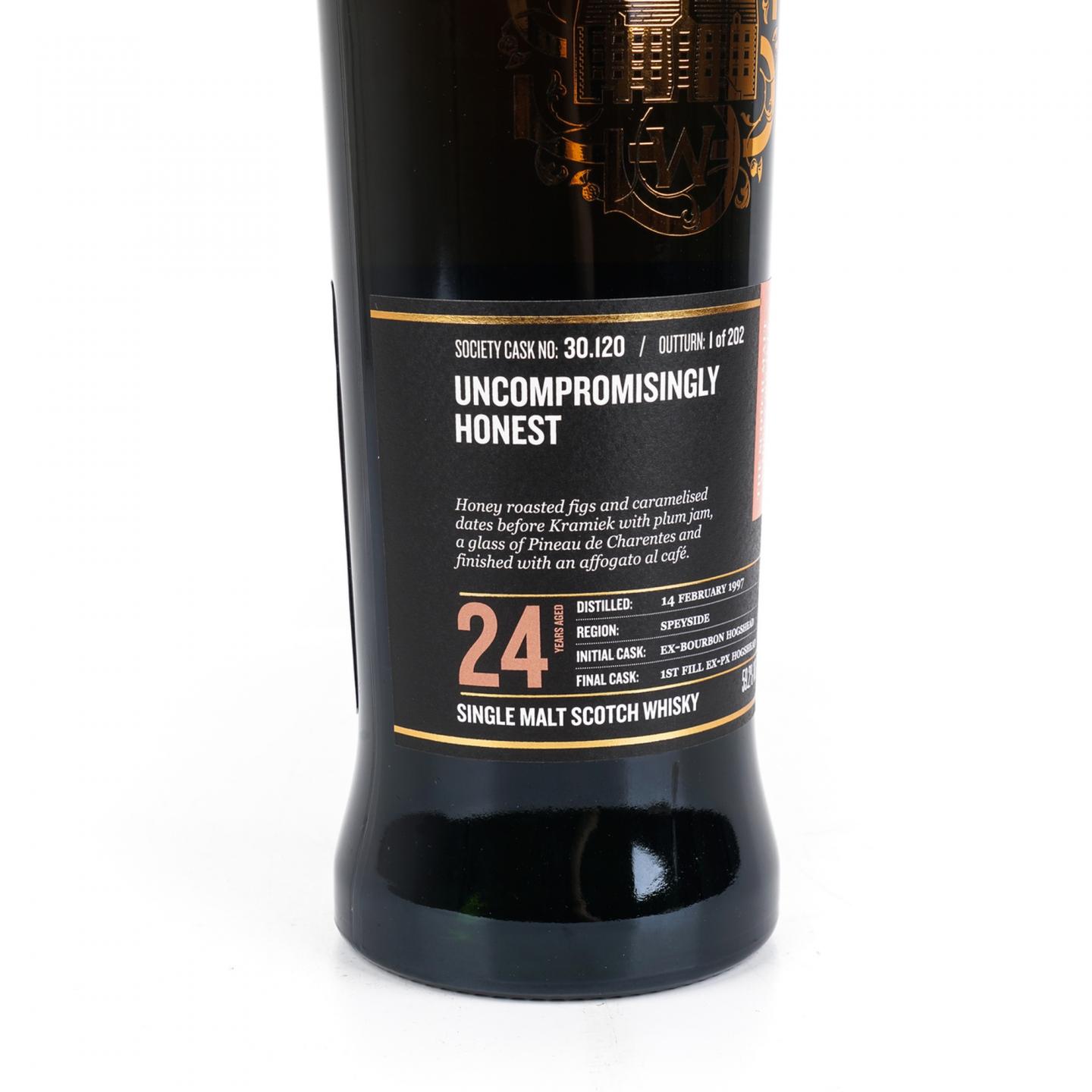 SMWS 30.120 格兰路思 24年 1997 毫不妥协的纯粹 行货