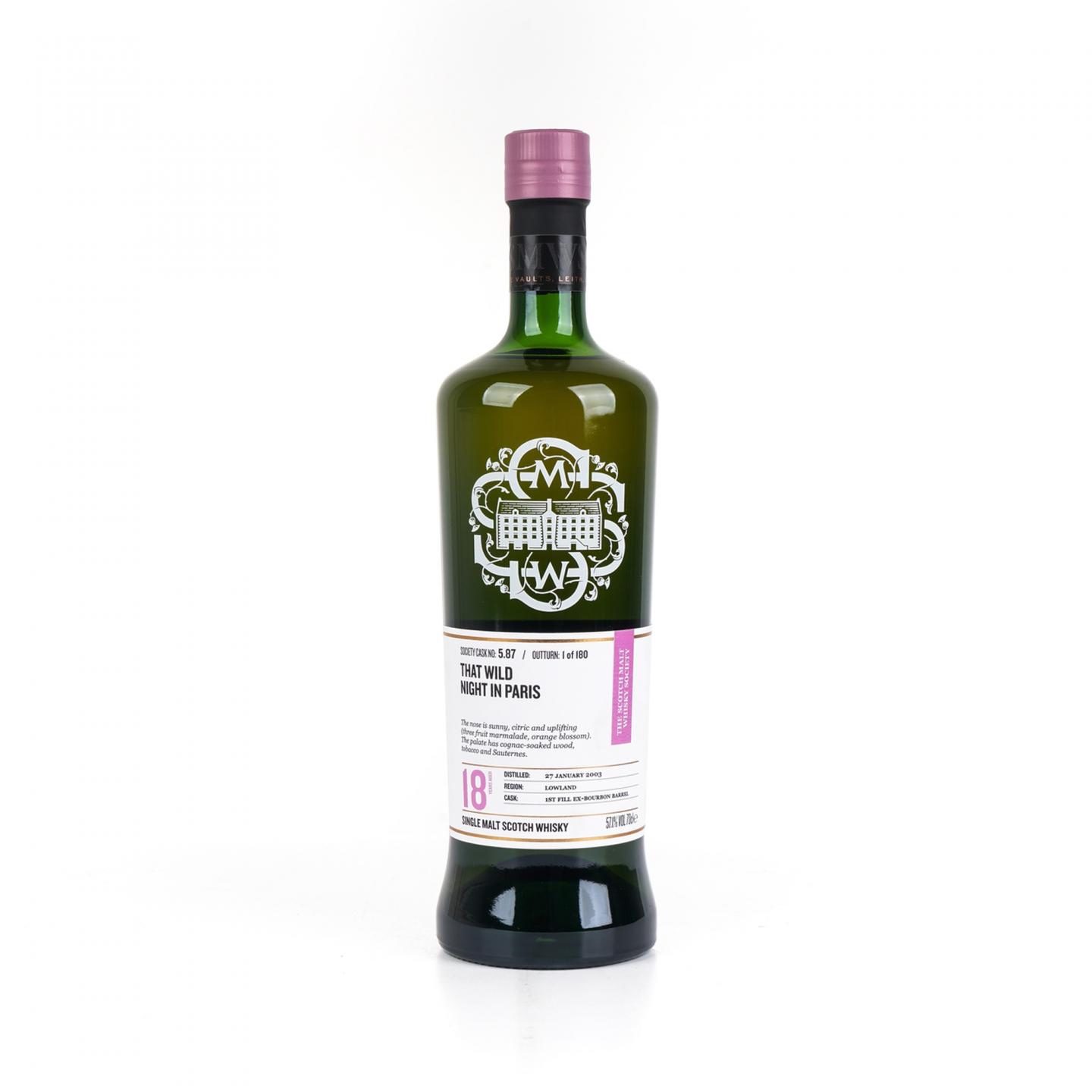 SMWS 5.87 欧肯特轩 18年 2003