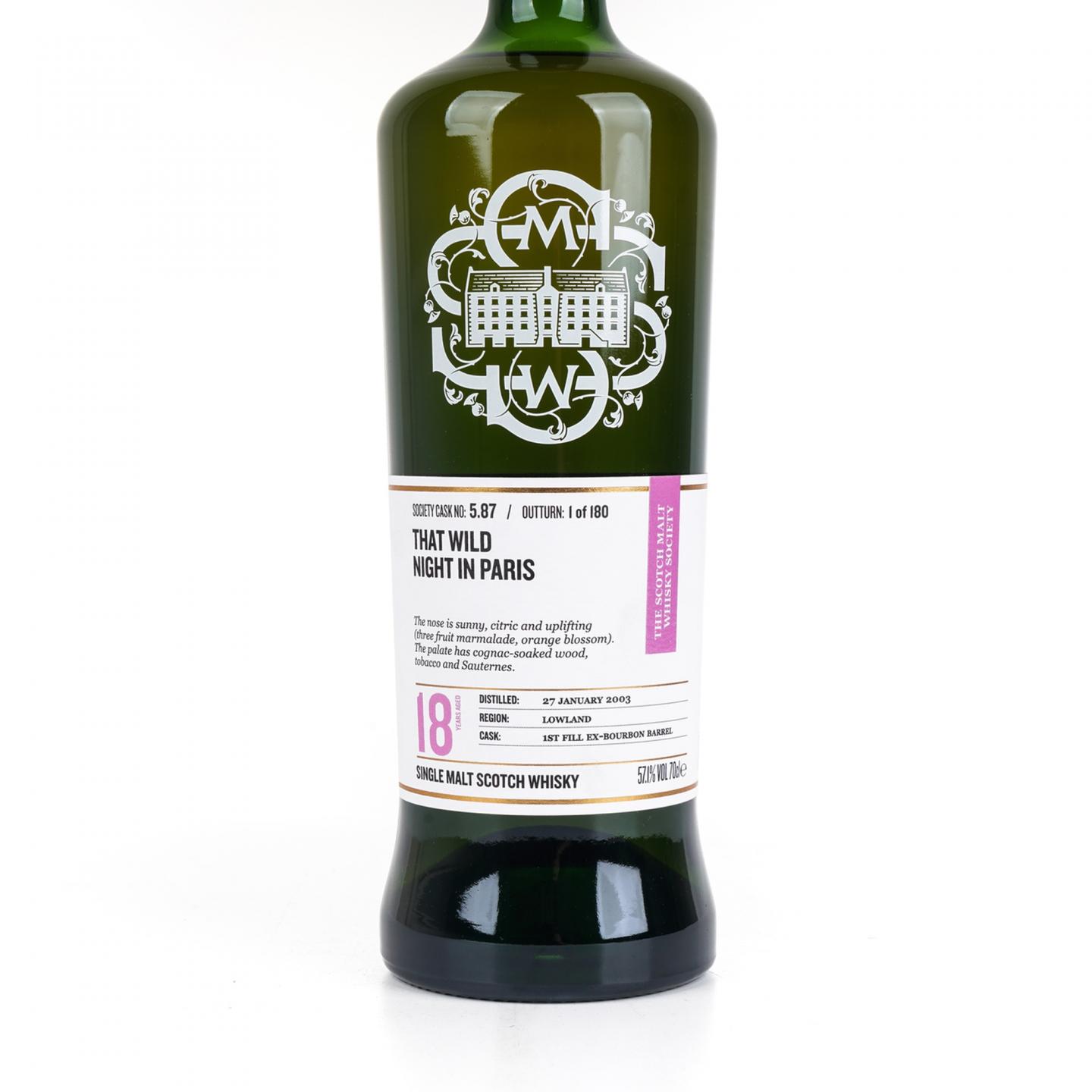 SMWS 5.87 欧肯特轩 18年 2003