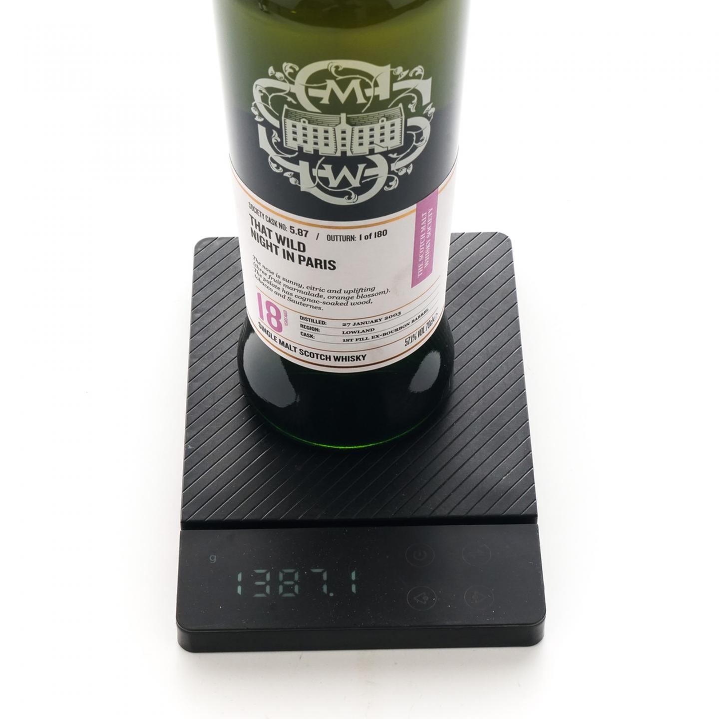 SMWS 5.87 欧肯特轩 18年 2003