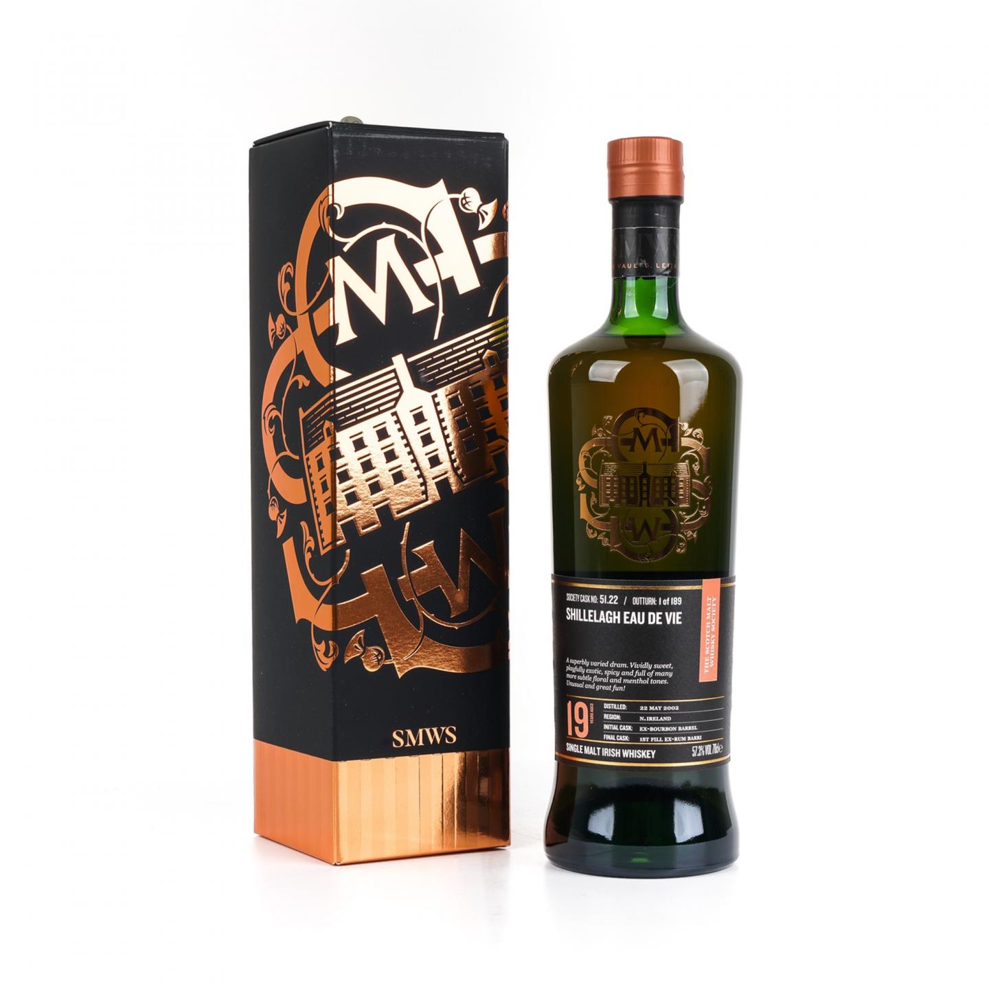 SMWS 51.22 布什米尔 19年 2002 什莱拉格生命之水