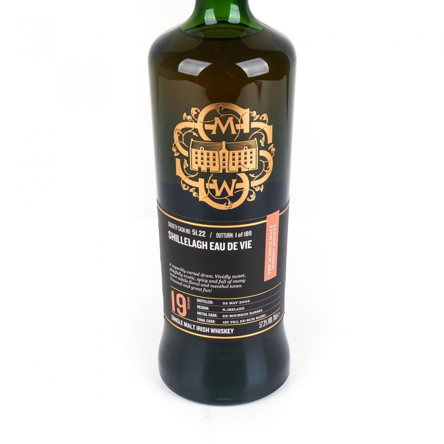 SMWS 51.22 布什米尔 19年 2002 什莱拉格生命之水