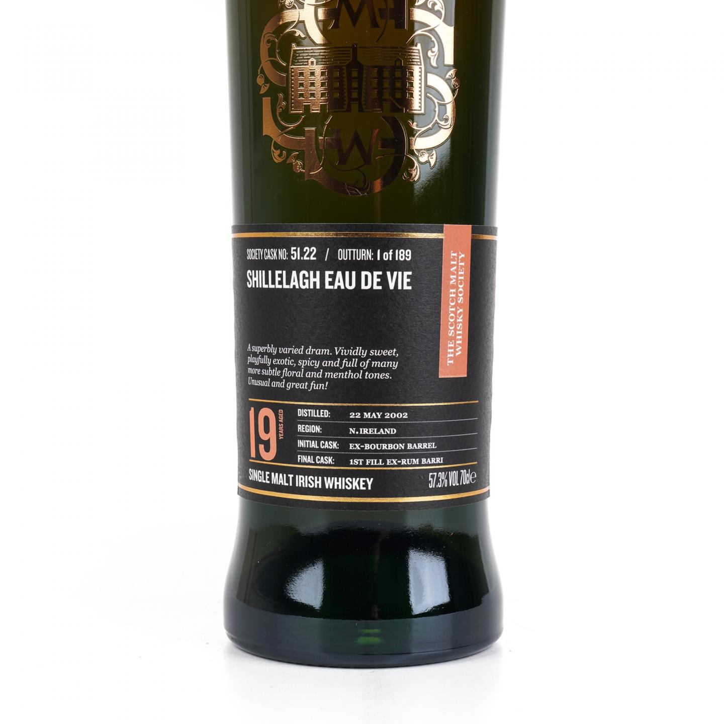 SMWS 51.22 布什米尔 19年 2002 什莱拉格生命之水