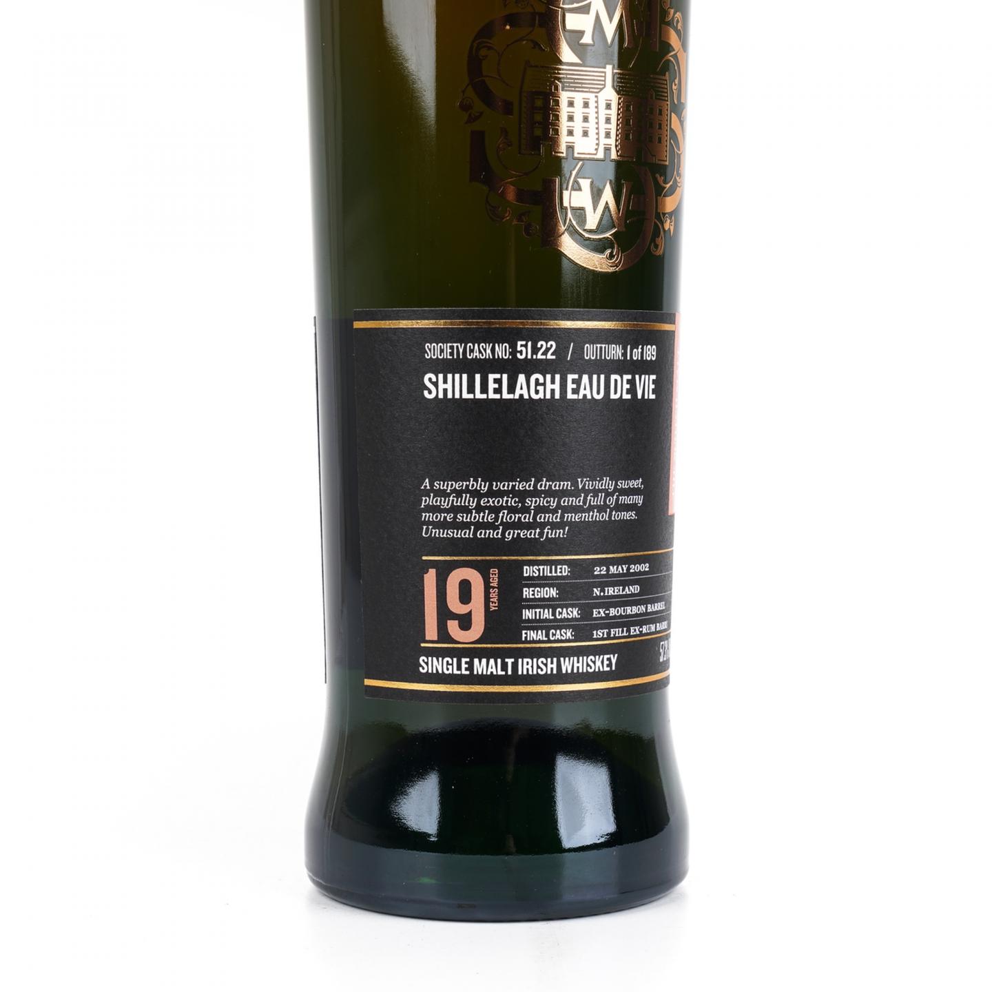 SMWS 51.22 布什米尔 19年 2002 什莱拉格生命之水