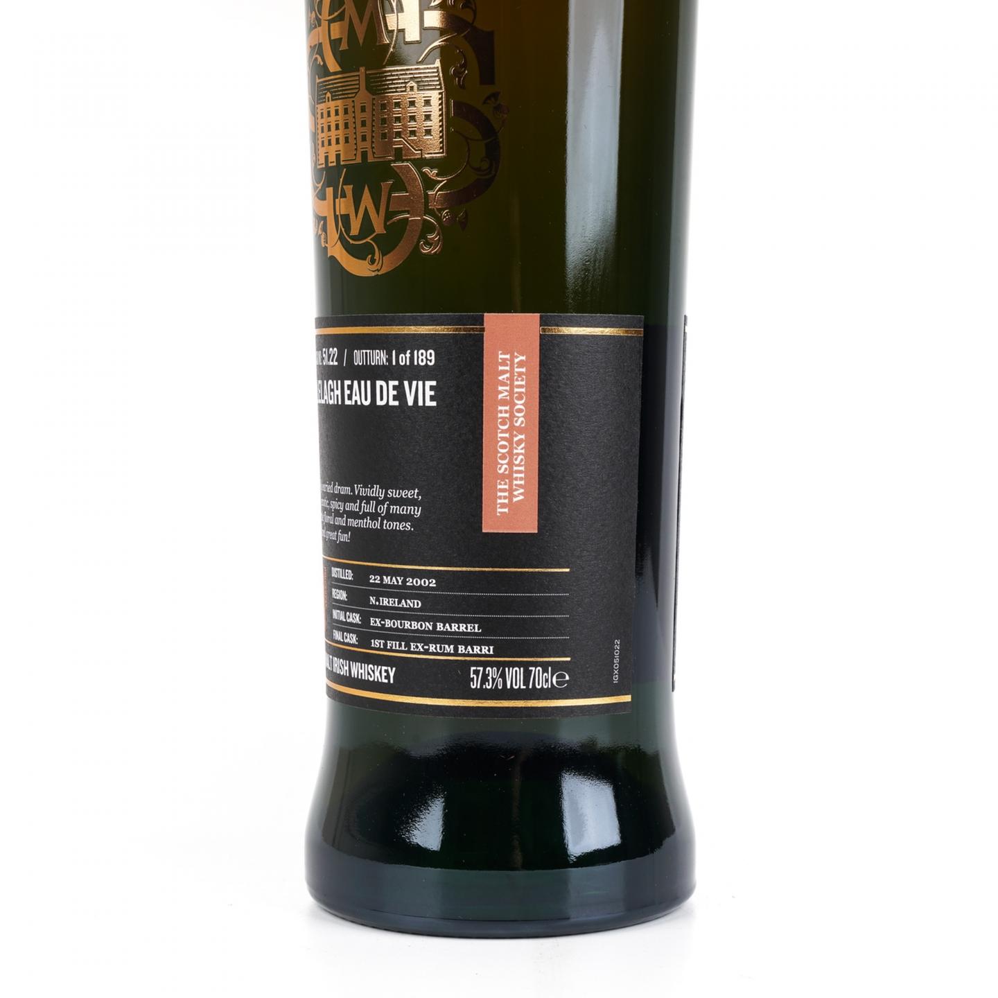 SMWS 51.22 布什米尔 19年 2002 什莱拉格生命之水