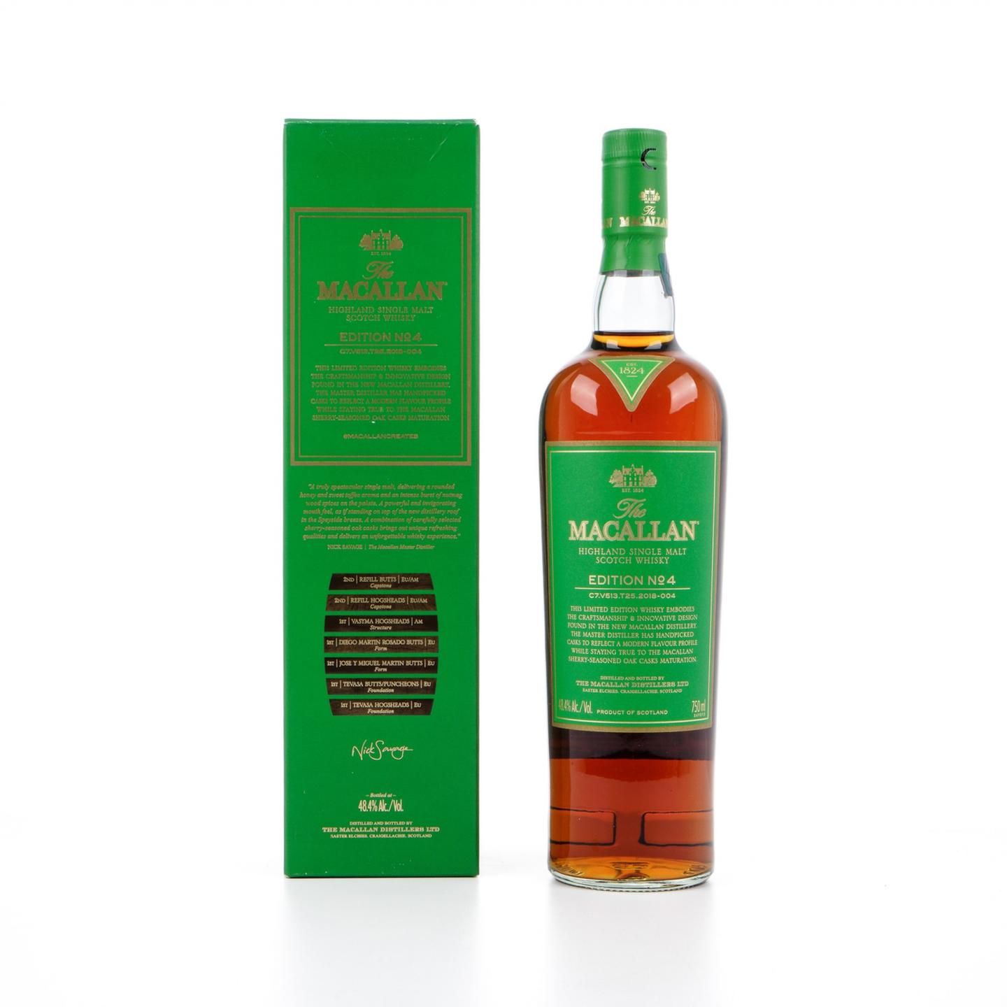 麦卡伦 Edition No.4 绿标 750ml