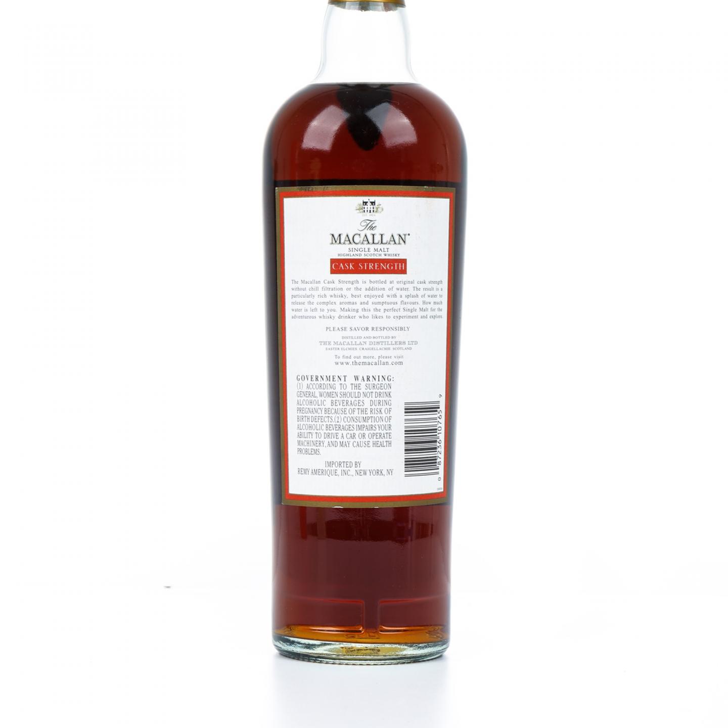 麦卡伦 桶强 草写版 750ml 58.2%