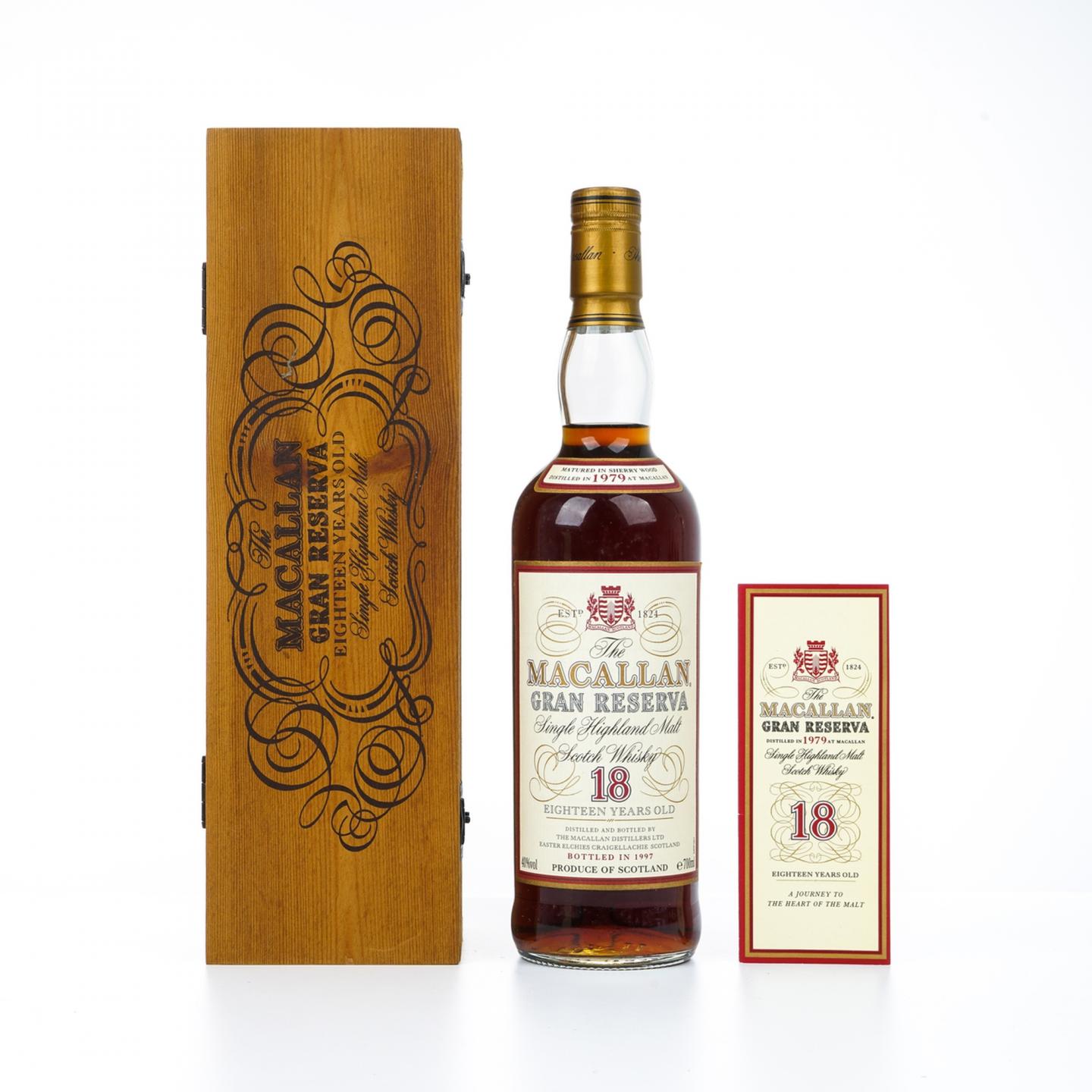 Macallan 麦卡伦 18年 1979-1997 Gran Reserva 雪莉桶