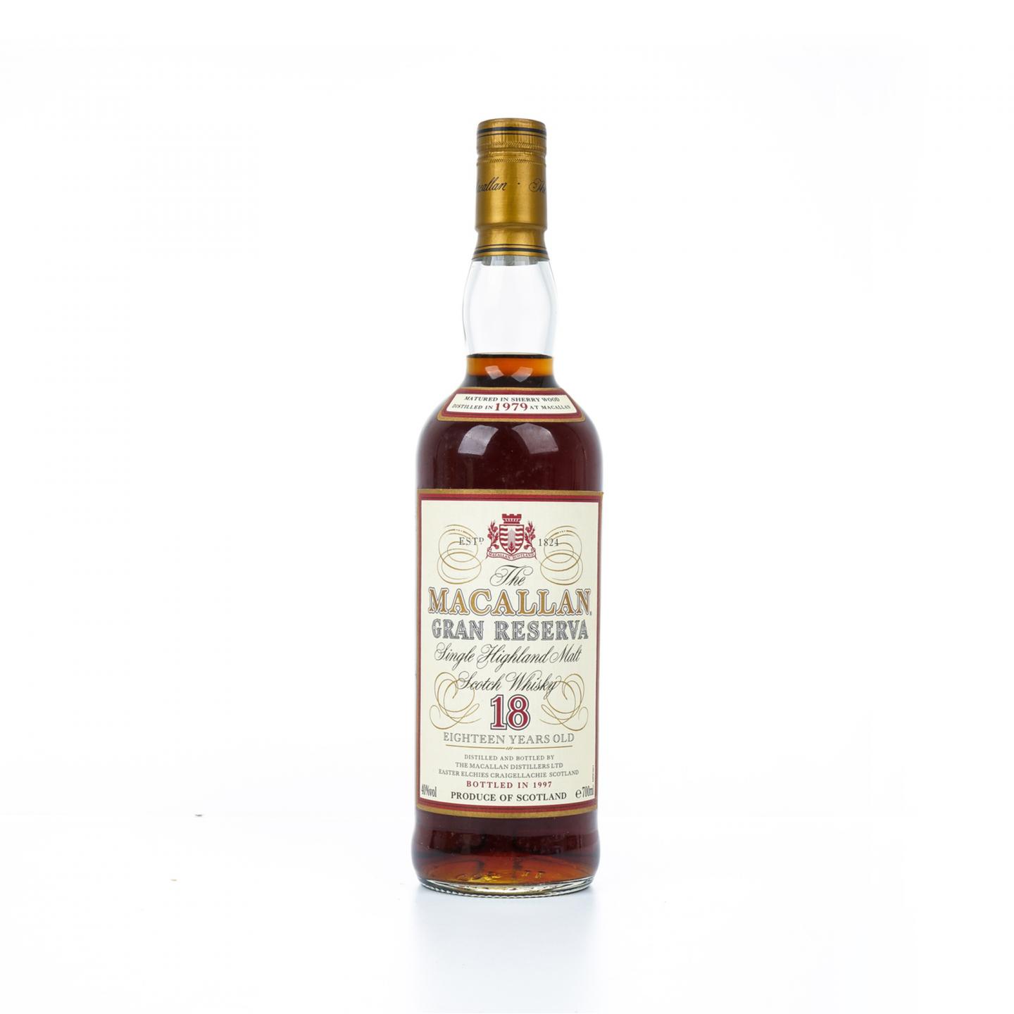 Macallan 麦卡伦 18年 1979-1997 Gran Reserva 雪莉桶
