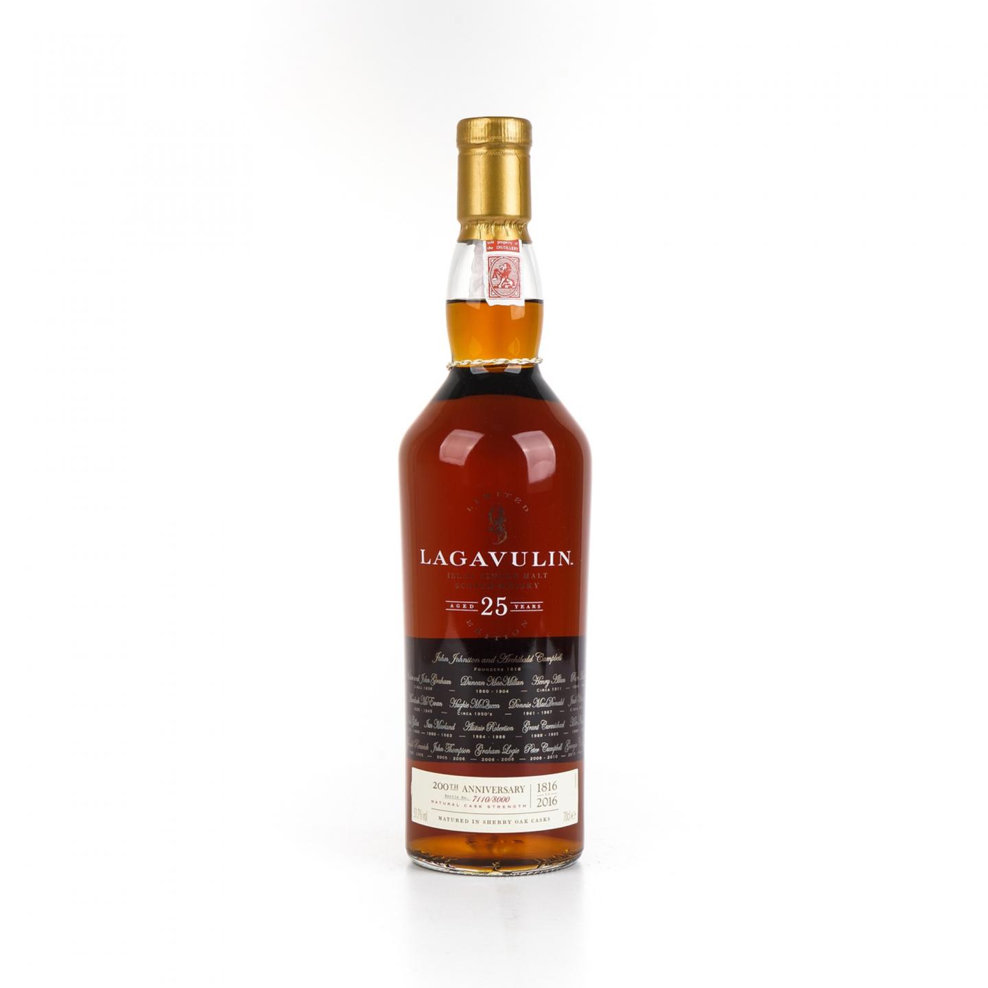 乐加维林 25年 2016 雪莉桶 桶强 200周年纪念