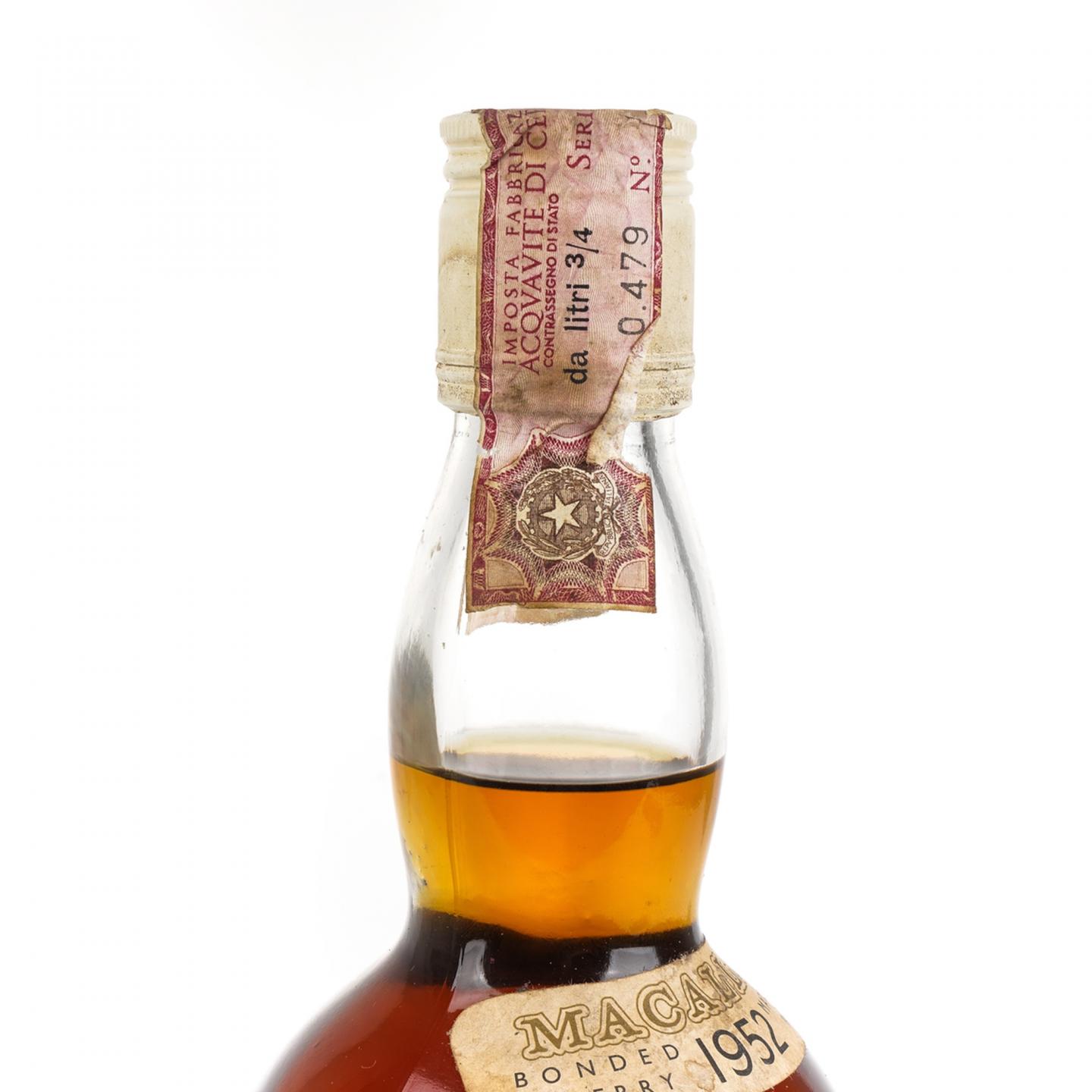 麦卡伦 1952 80°proof 雪莉桶 750ml