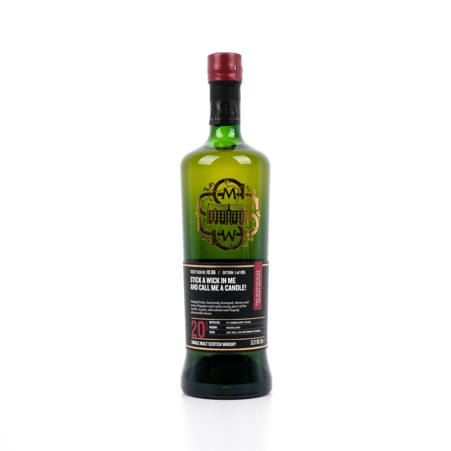 SMWS 19.96 格兰盖瑞 20年 2003 行货