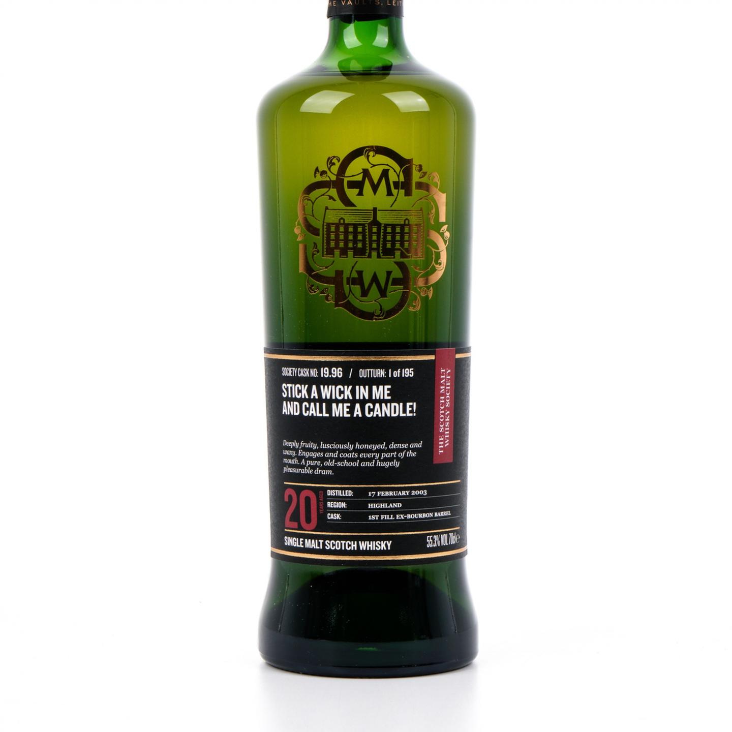 SMWS 19.96 格兰盖瑞 20年 2003 行货