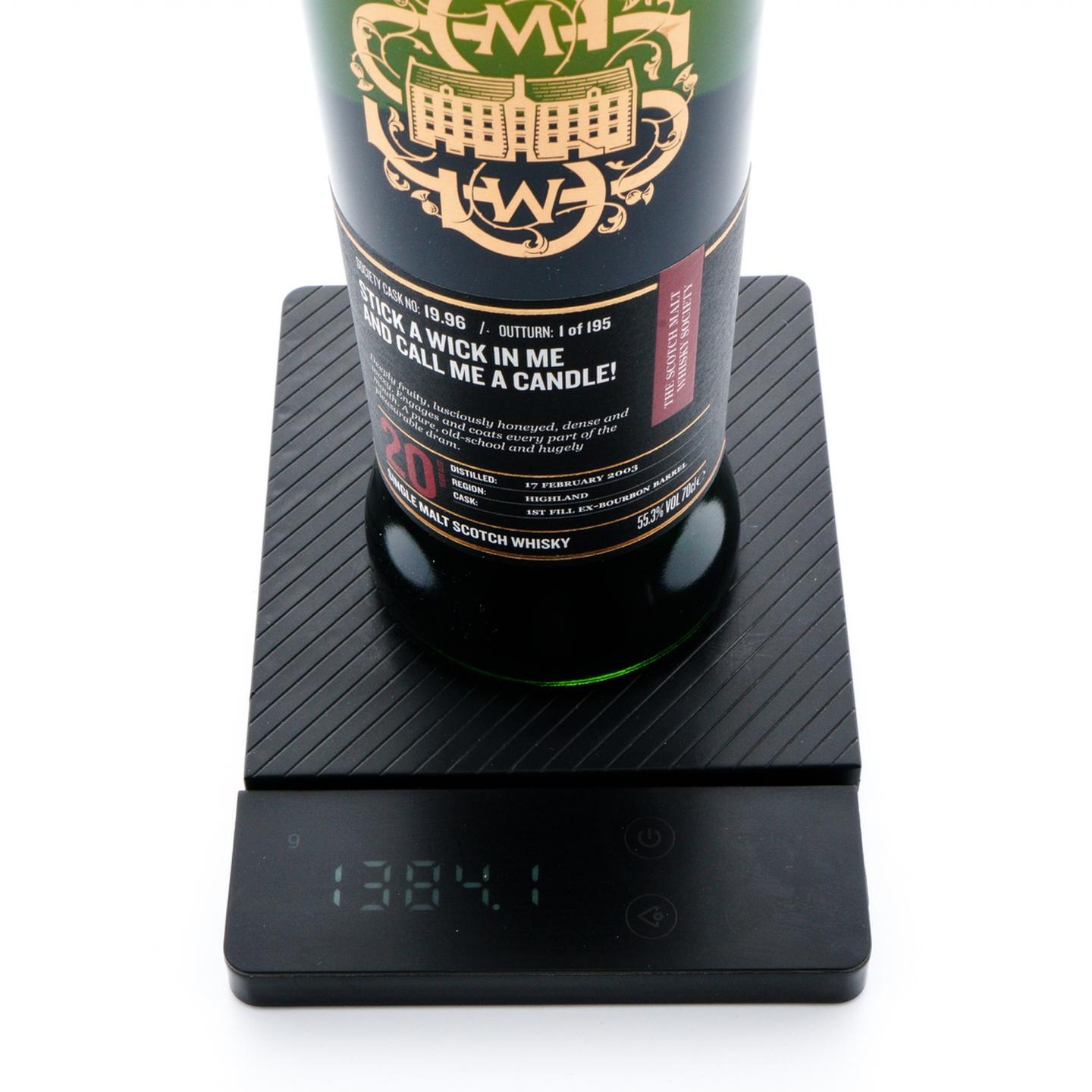 SMWS 19.96 格兰盖瑞 20年 2003 行货