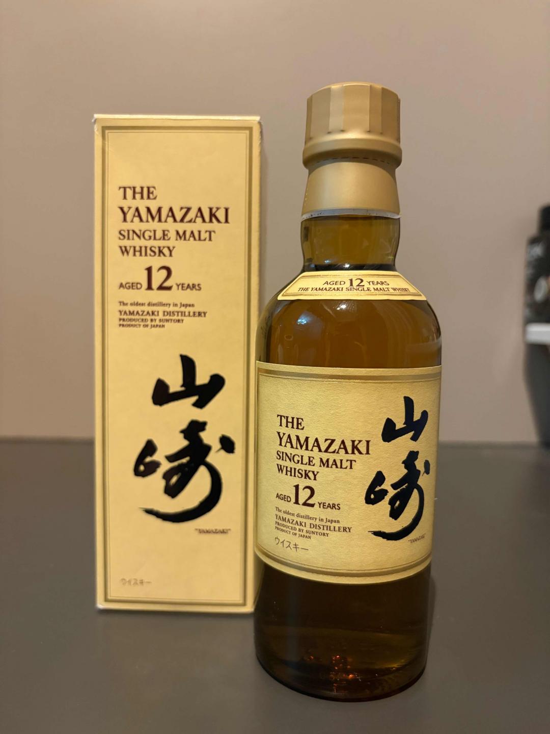 山崎12年金花顶180ml
