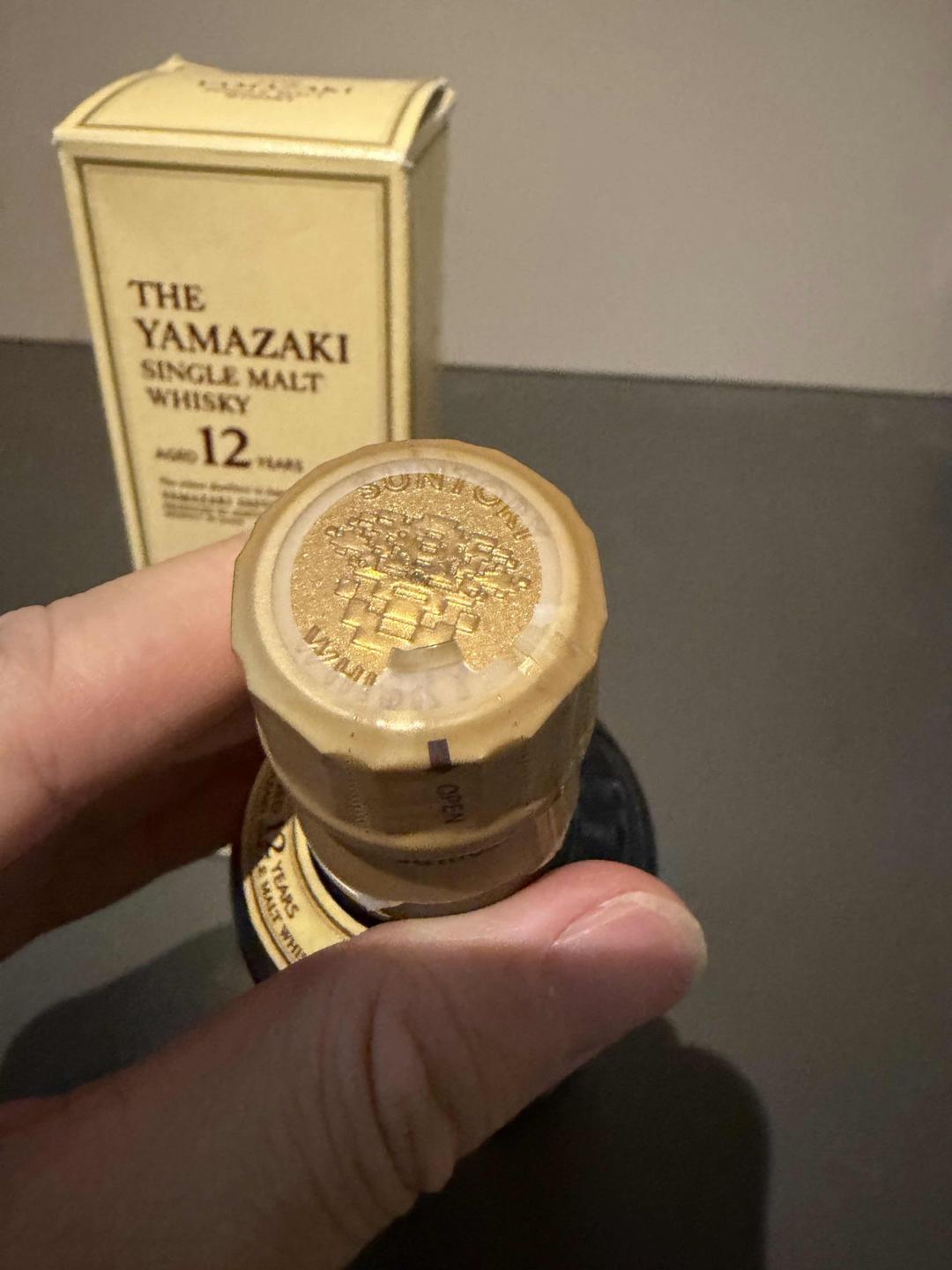 山崎12年金花顶180ml