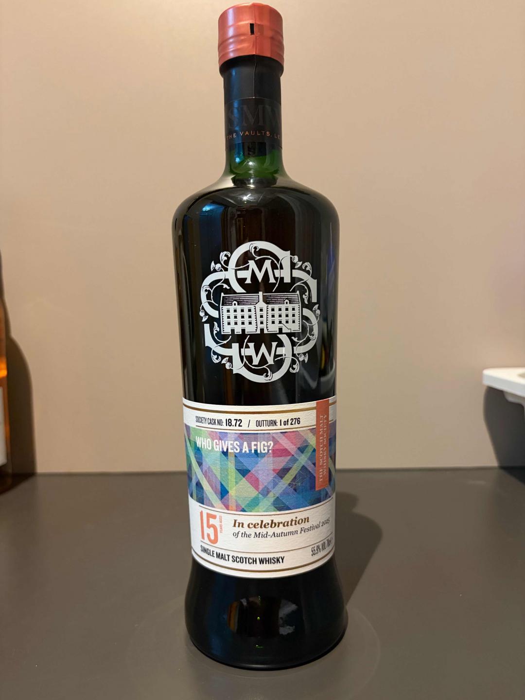 Smws协会英尺高尔15年雪莉单桶18.72中秋限定