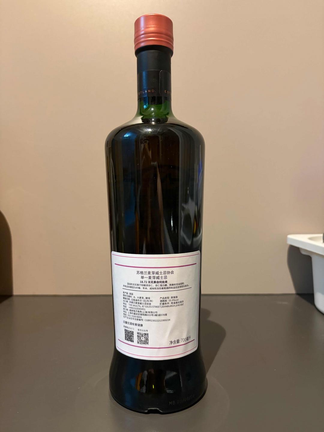Smws协会英尺高尔15年雪莉单桶18.72中秋限定