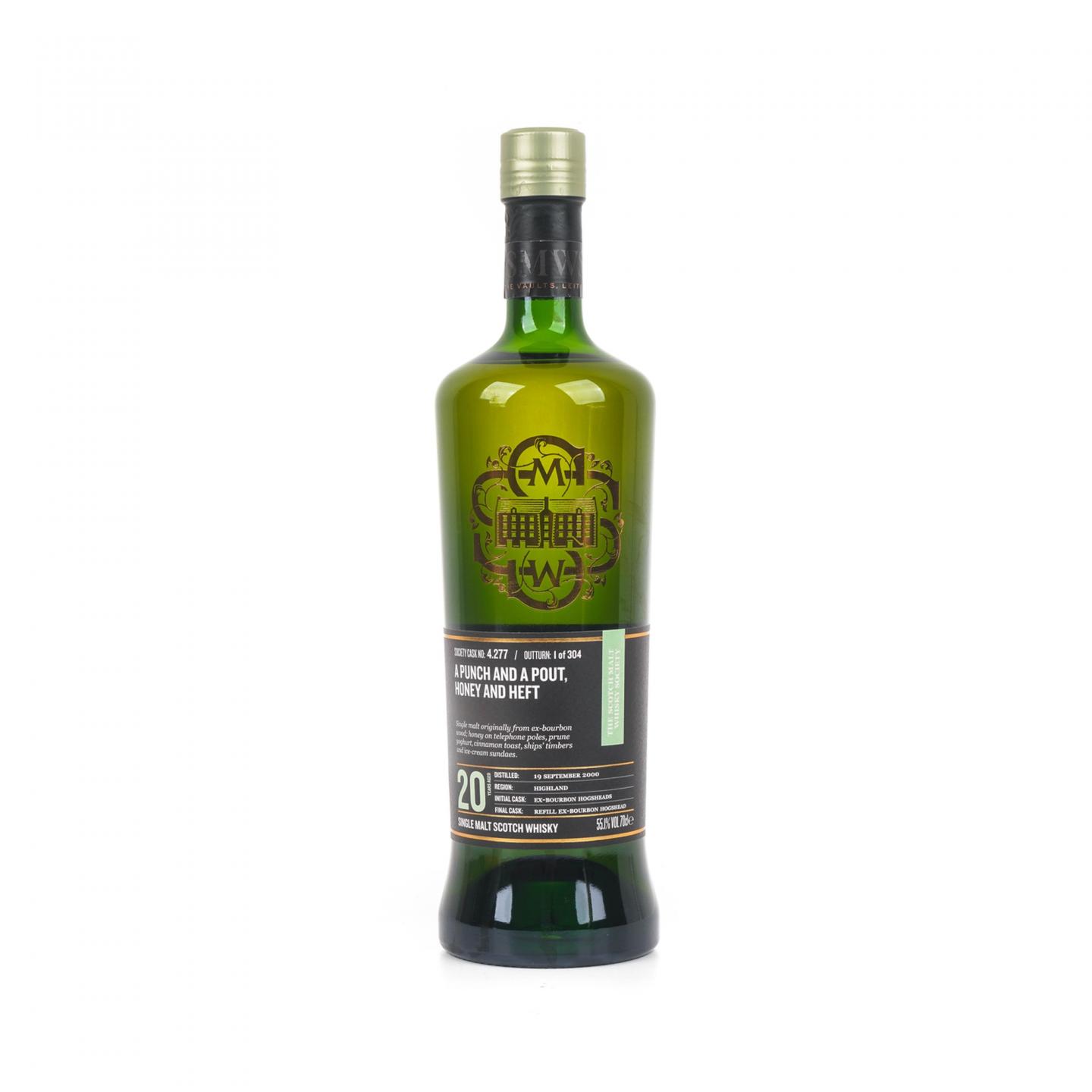 SMWS 4.277 高原骑士 20年 2000