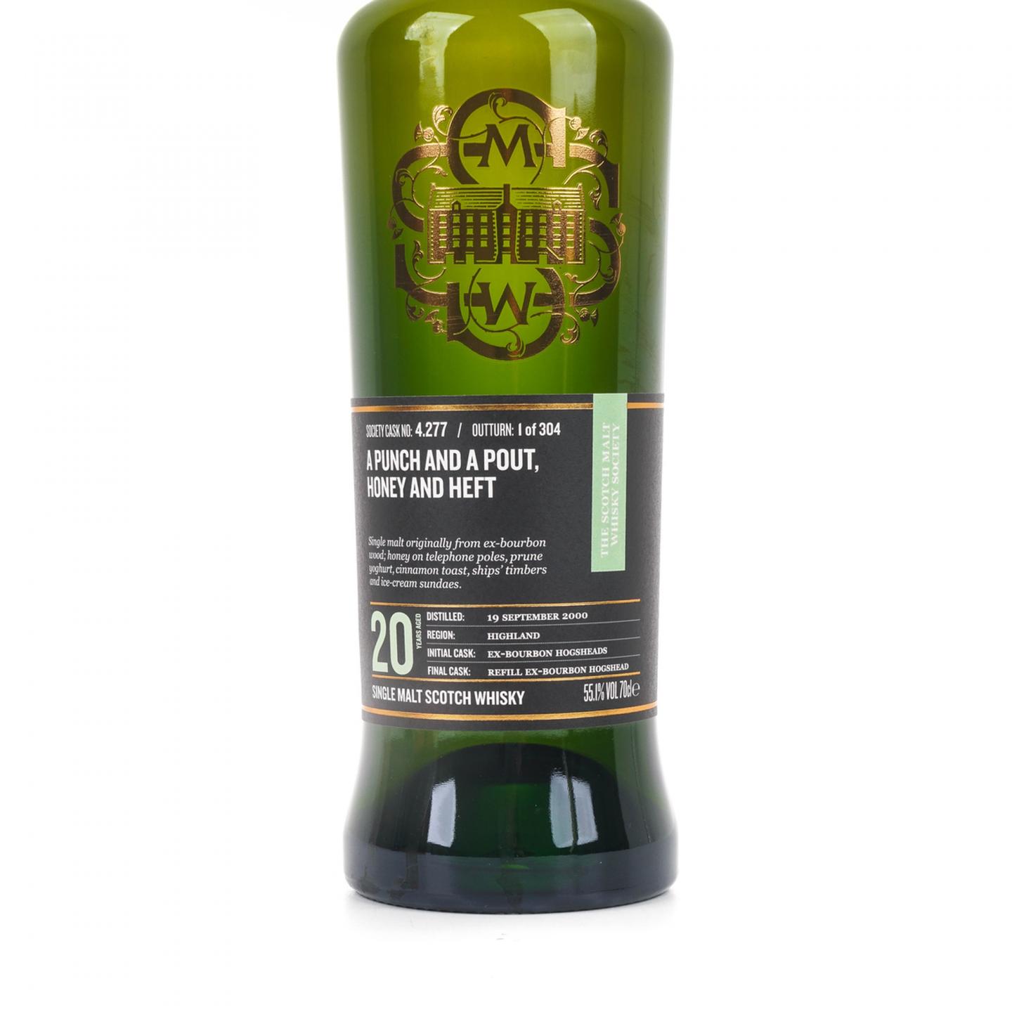SMWS 4.277 高原骑士 20年 2000