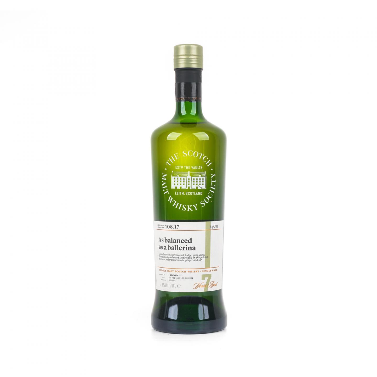 SMWS 108.17 欧特班 7年 2011